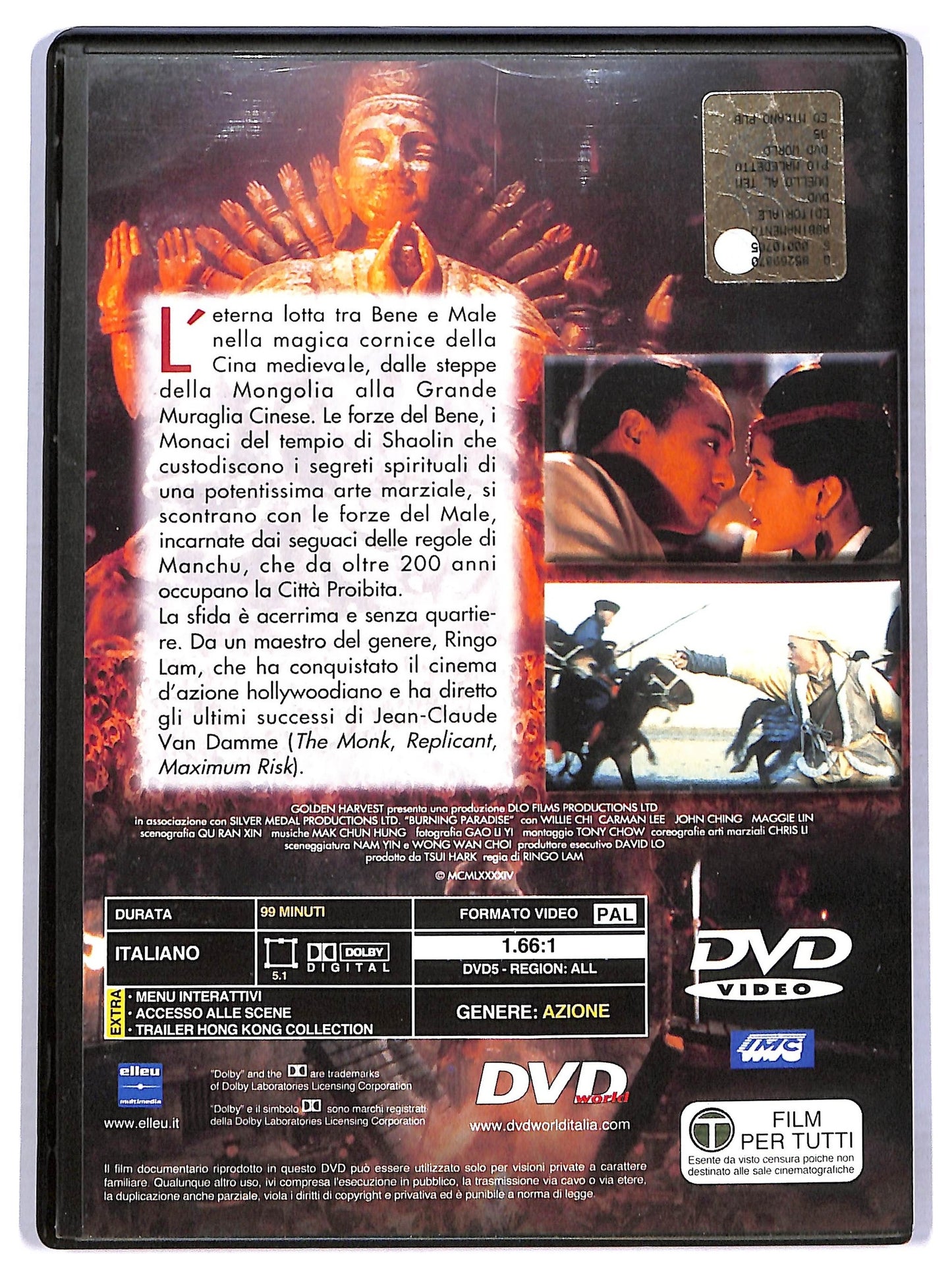 EBOND Duello al tempio maledetto  EDITORIALE DVD D774338