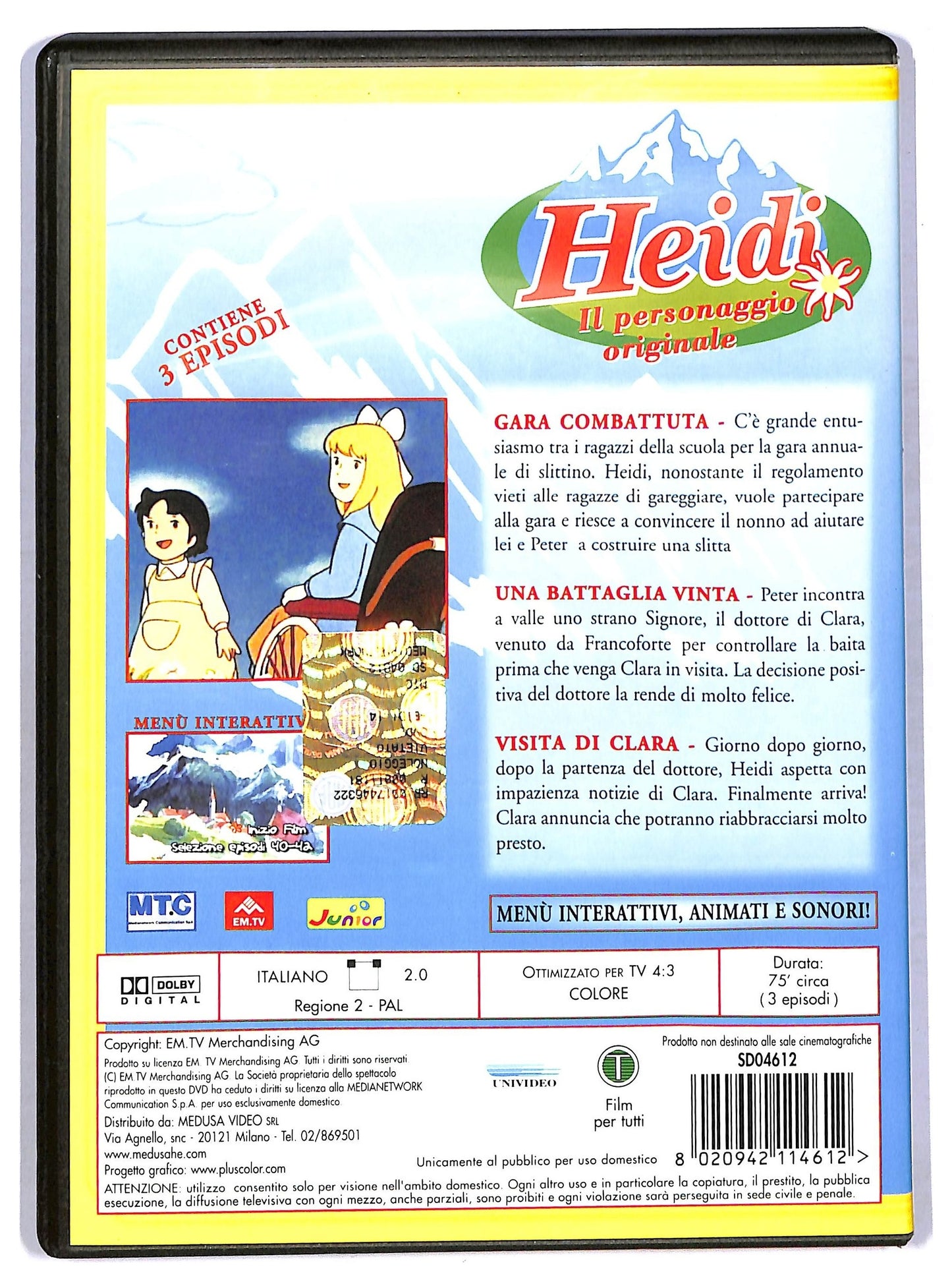 EBOND Heidi IL Personaggio Originale Vol. 14 DVD D774447
