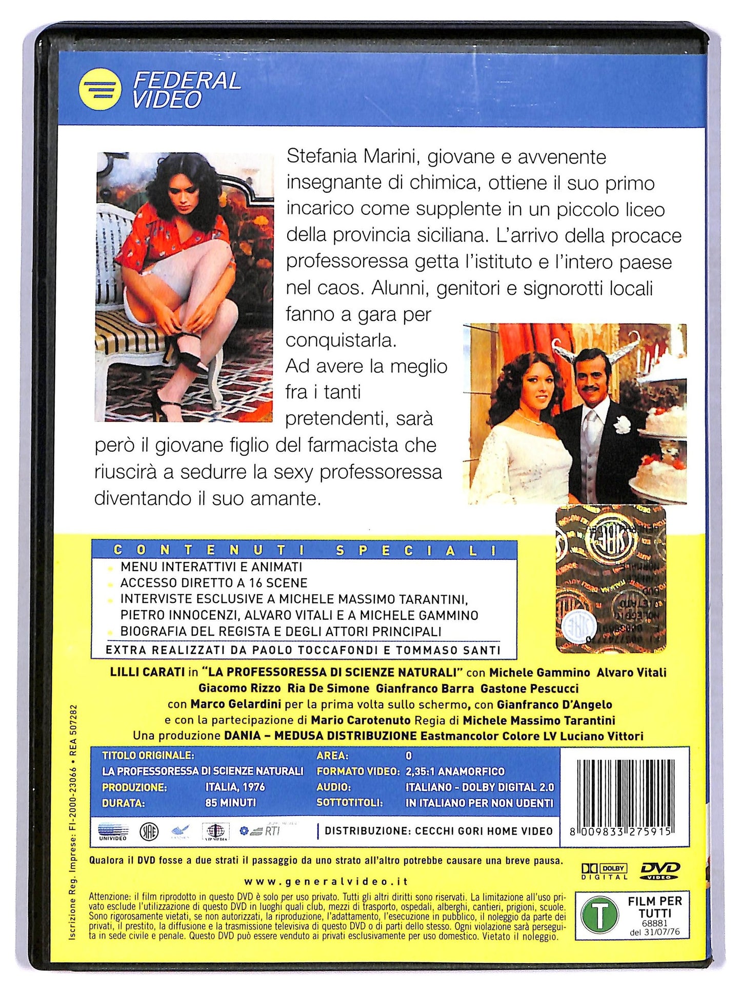 EBOND La Professoressa Di Scienze Naturali DVD D775026