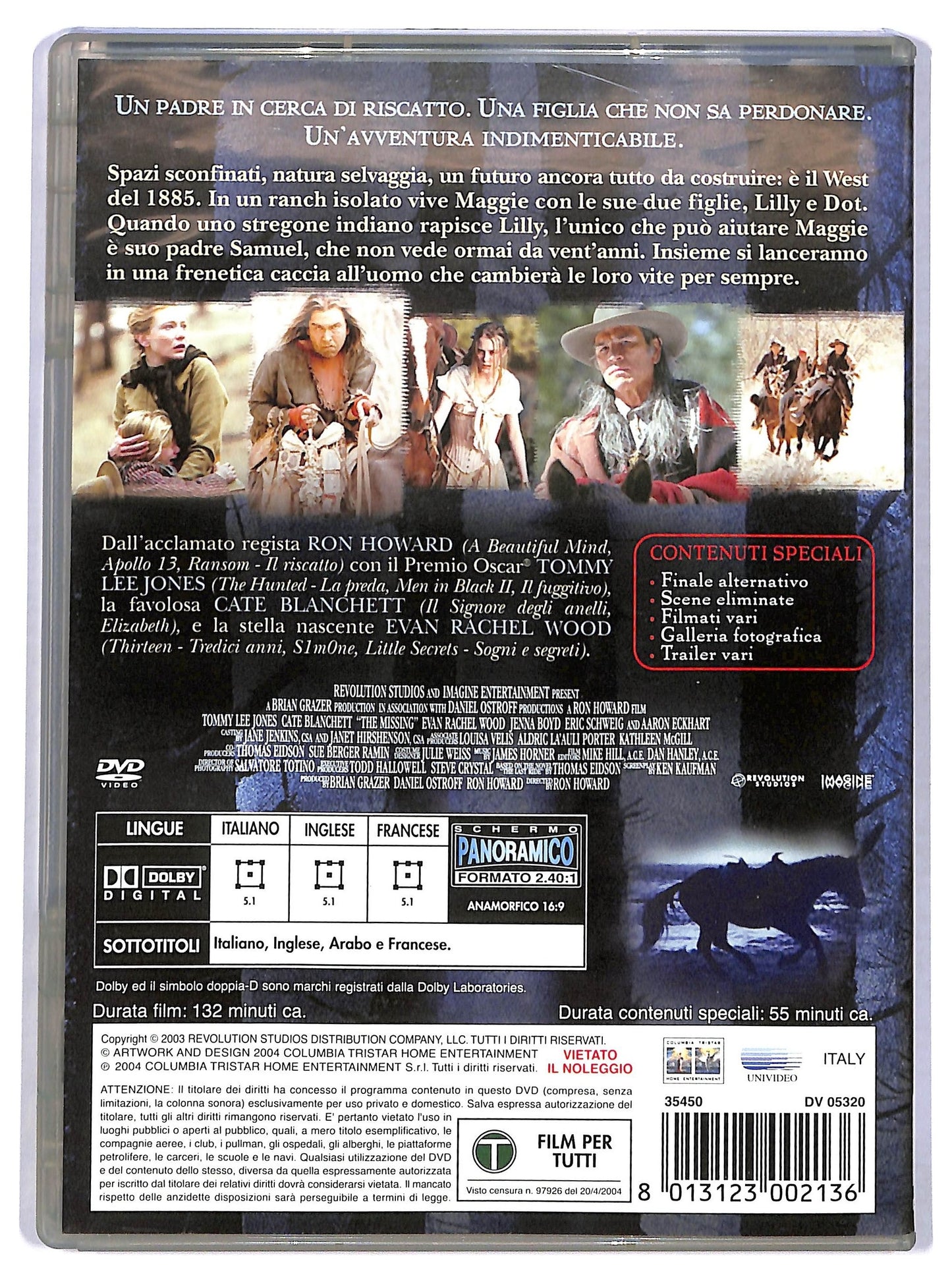 EBOND The Missing EDITORIALE DVD D775110
