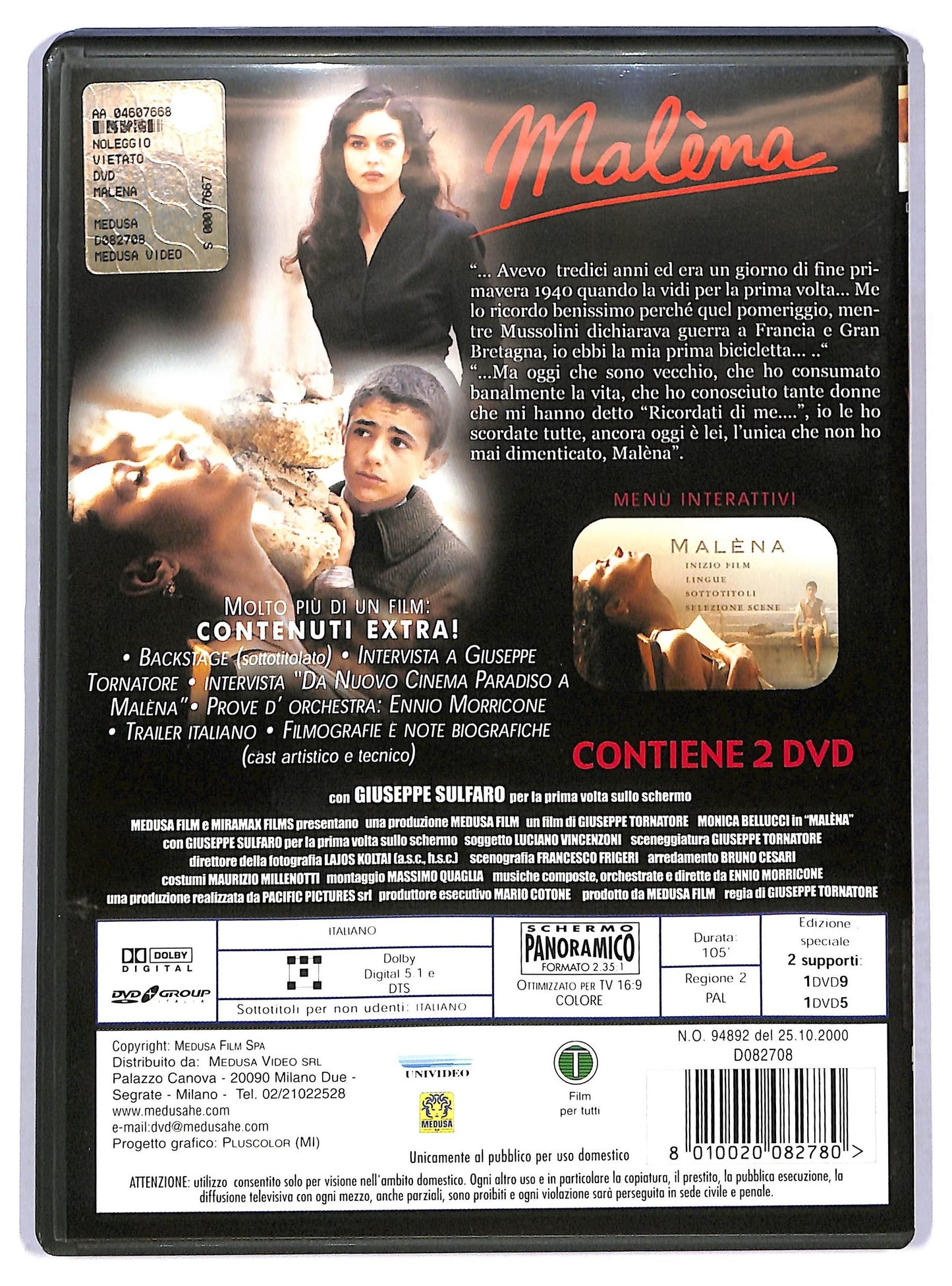 EBOND Malena (2 dischi) DVD D775548