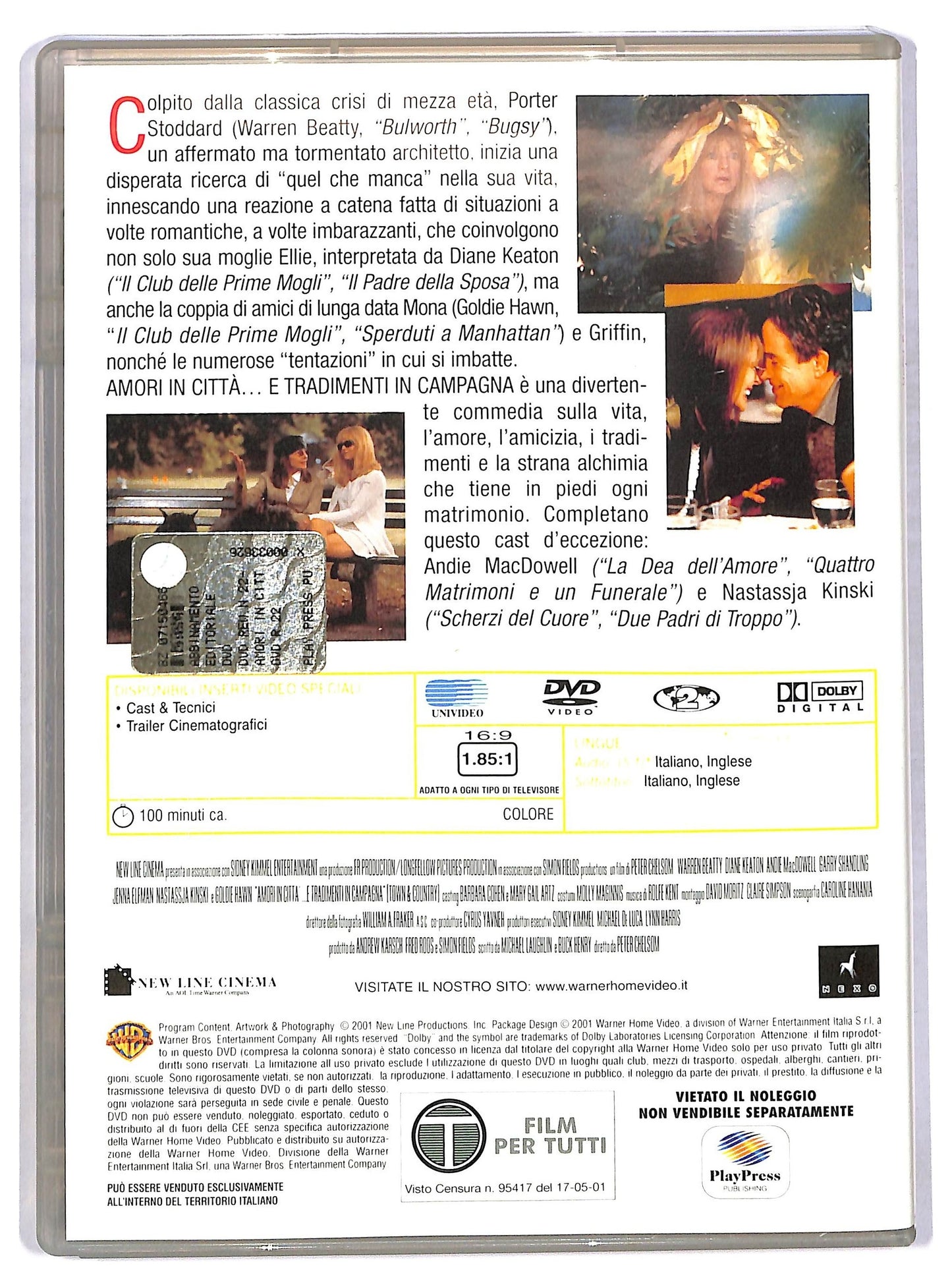 EBOND Amori in citta..e tradimenti in campagna EDITORIALE  DVD D775648