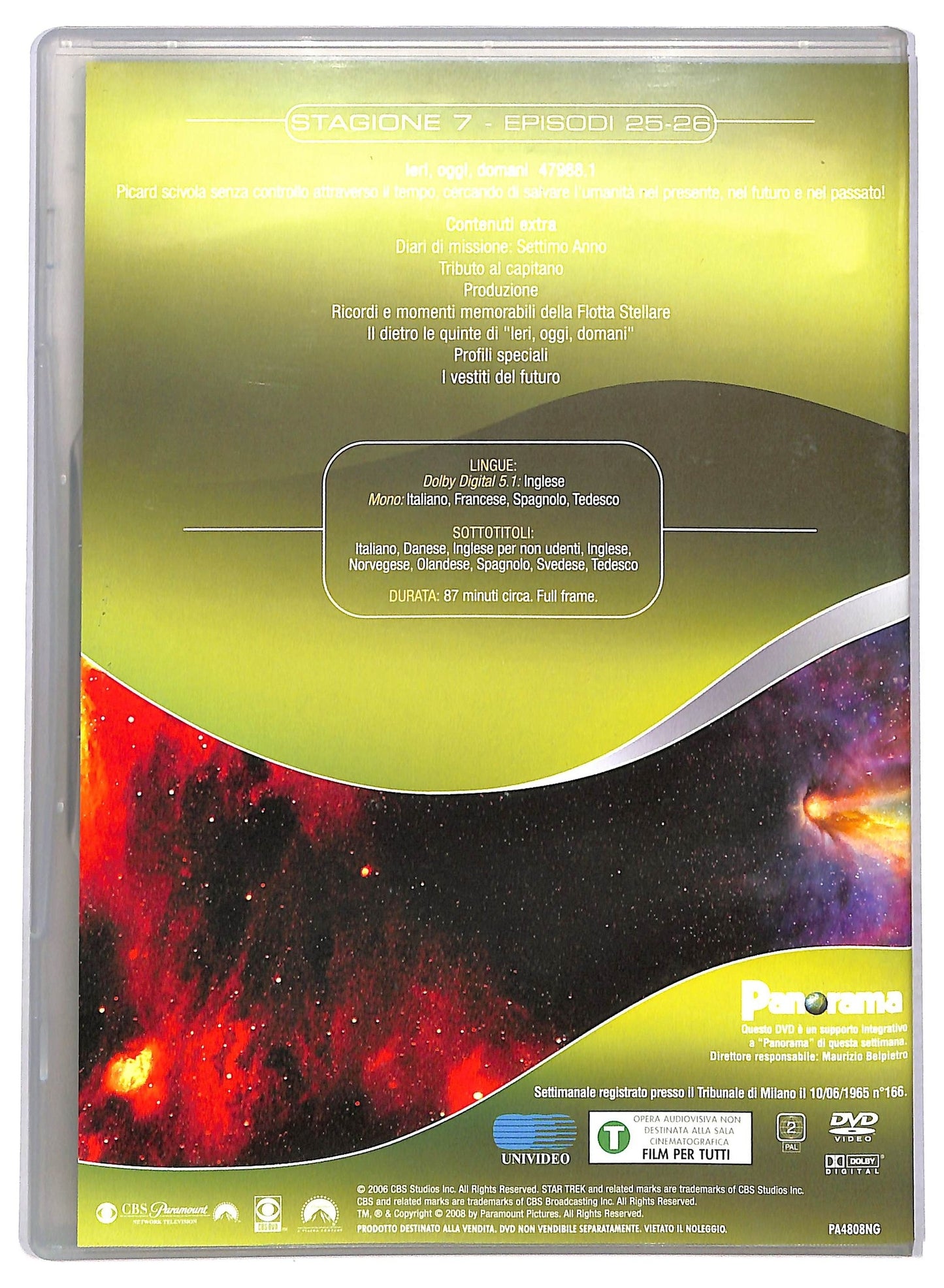 EBOND Star Trek The Next Generation Vol. 7  Stagione 7 Epis. 25-26 EDITORIALE DVD D775705