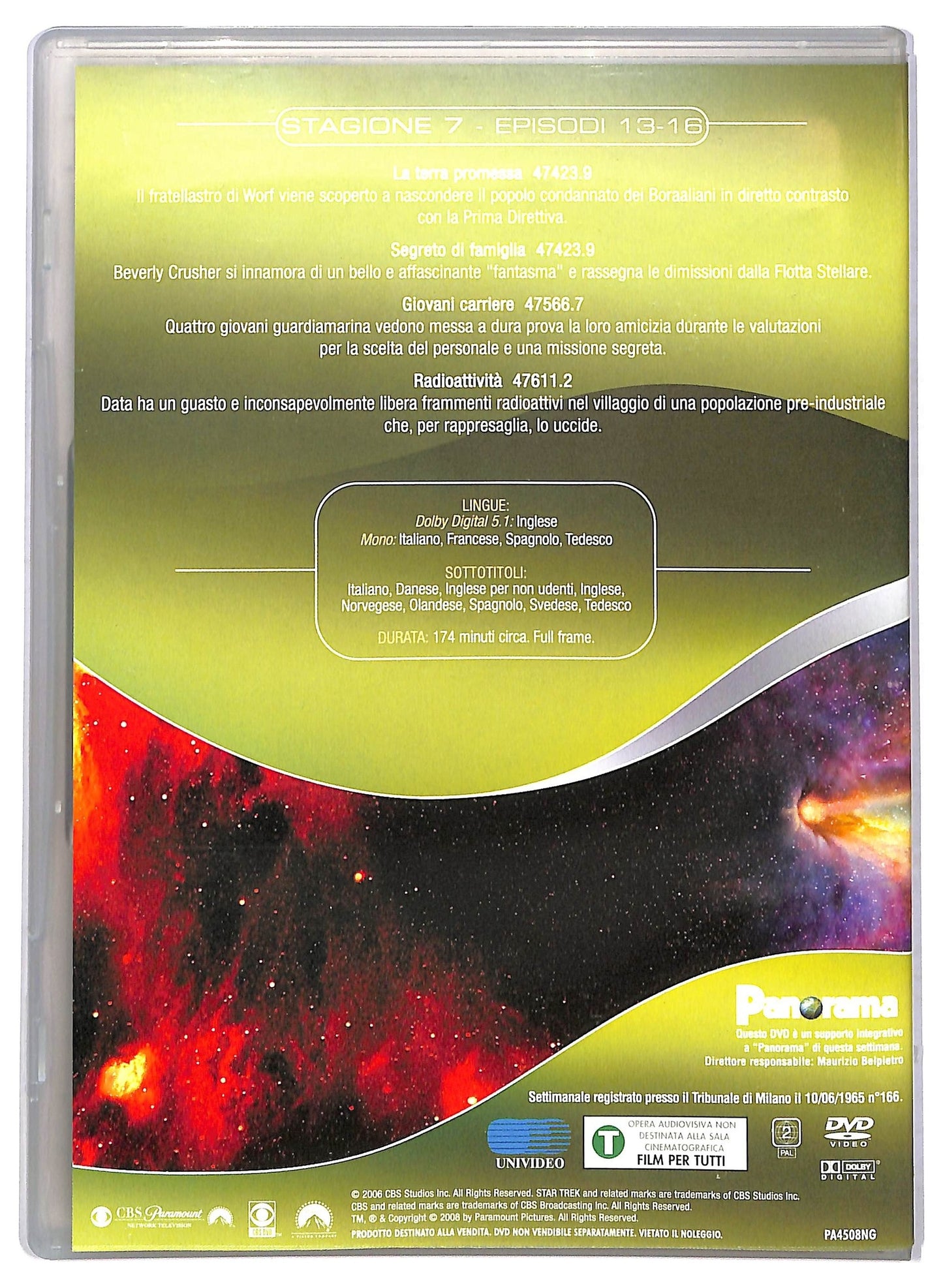 EBOND Star Trek The Next Generation Vol.4 Stagione 2 Epis. 13-16 EDITORIALE DVD D775708
