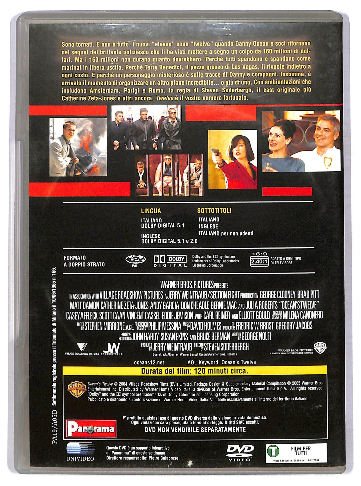 EBOND Ocean's Twelve  EDITORIALE DVD D775858
