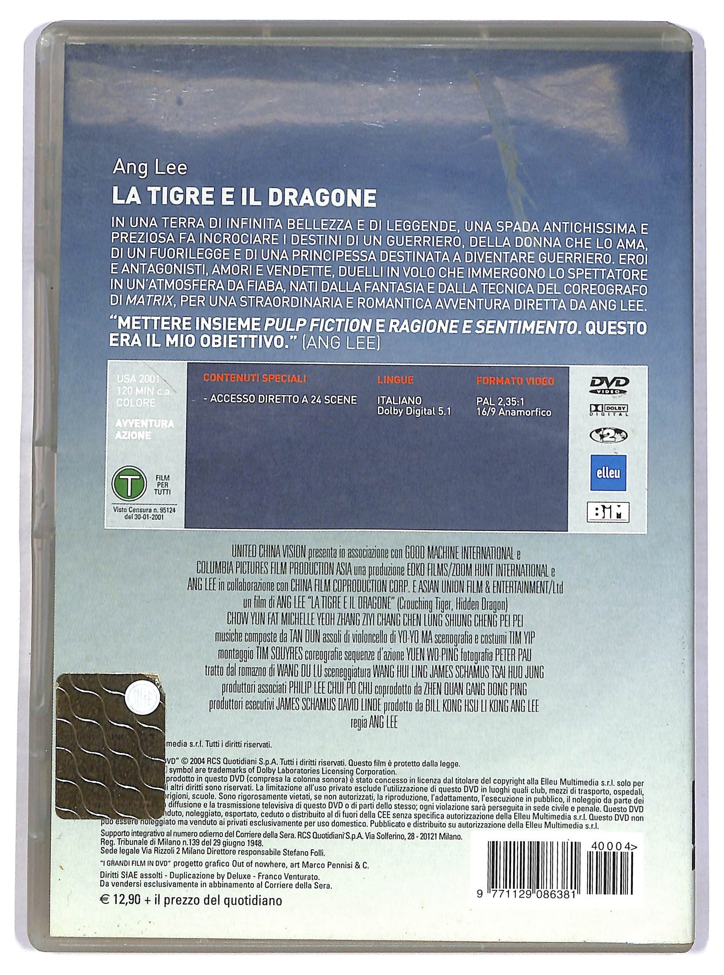 EBOND La tigre e il dragone Volume 4 EDITORIALE  DVD D775928