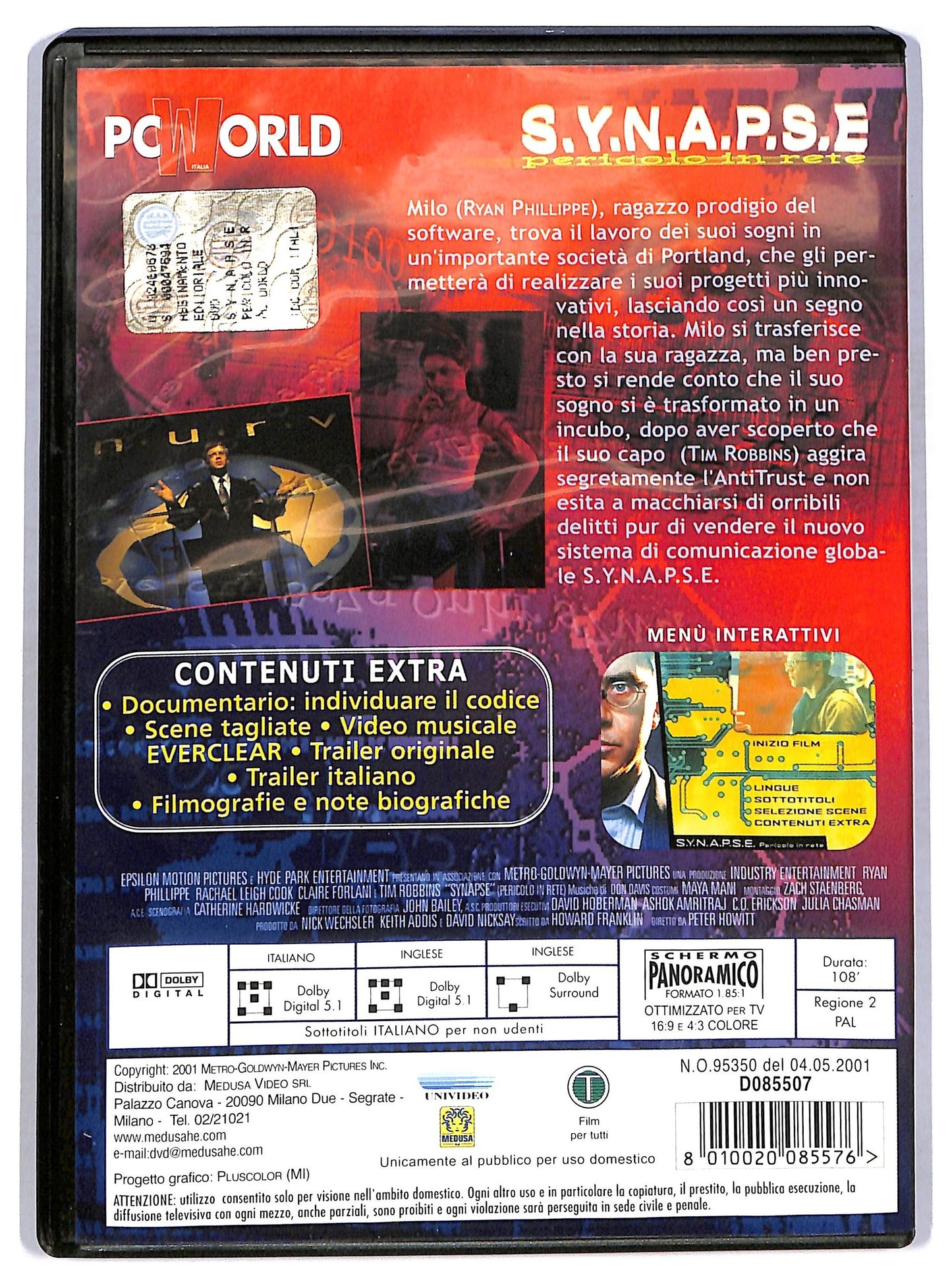 EBOND S.Y.N.A.P.S.E DVD D775955