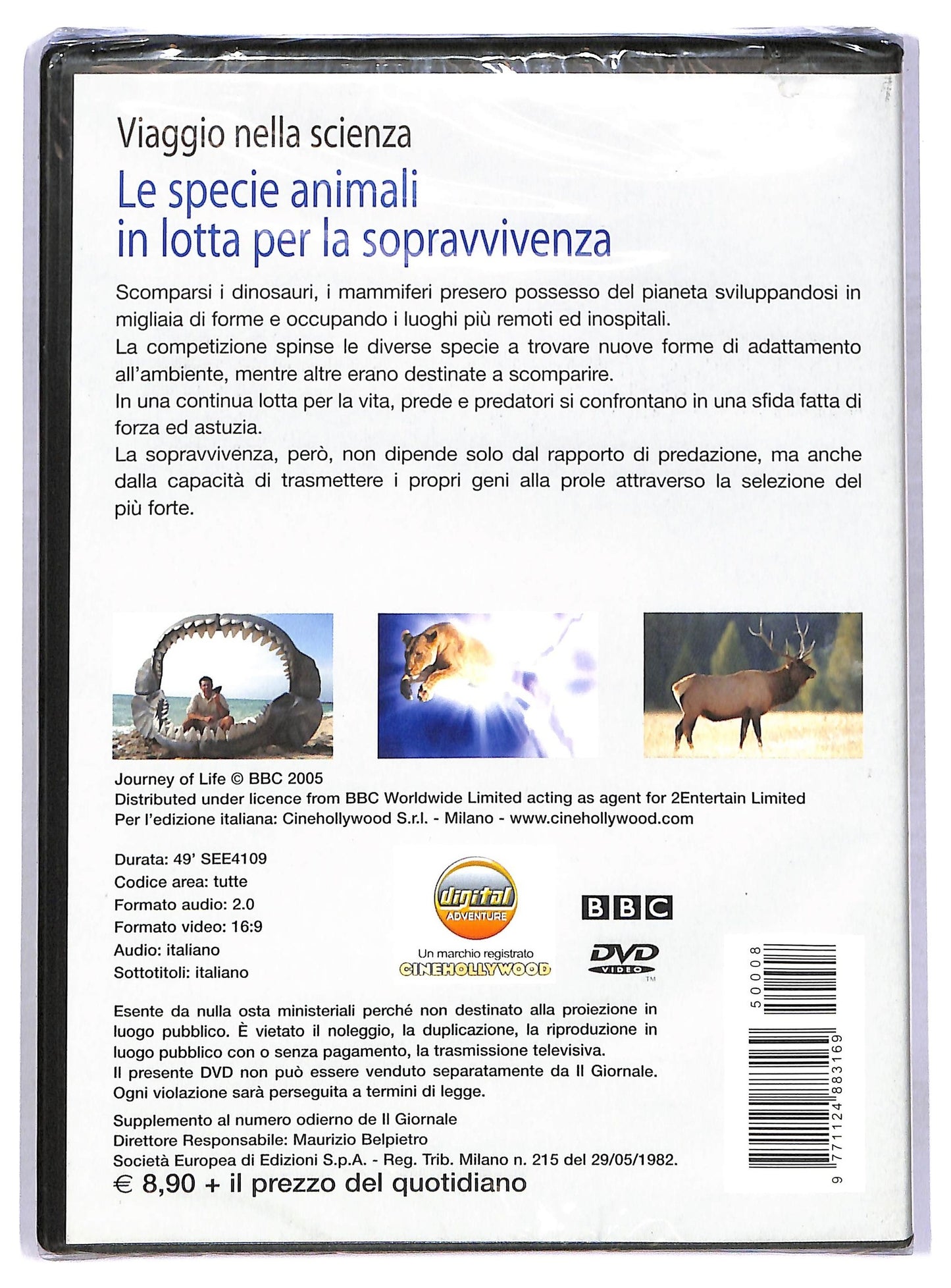 EBOND Le specie animali in lotta per la sopravvivenza 8 EDITORIALE  DVD D776123