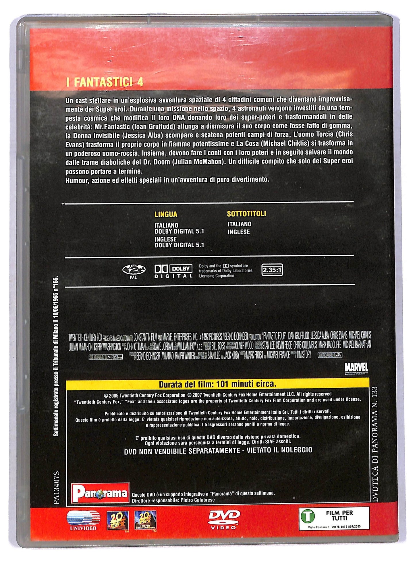EBOND I Fantastici 4 EDITORIALE DVD D776349