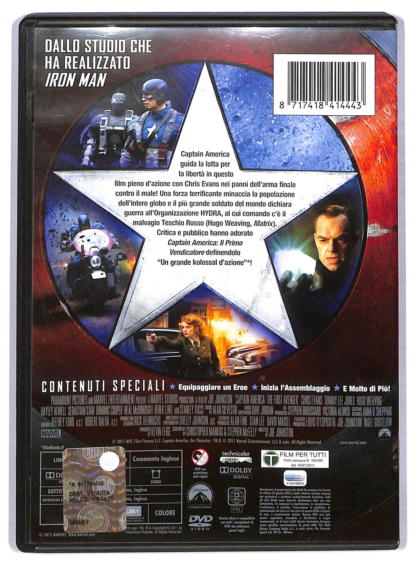 EBOND Captain America - Il Primo Vendicatore  DVD D776406