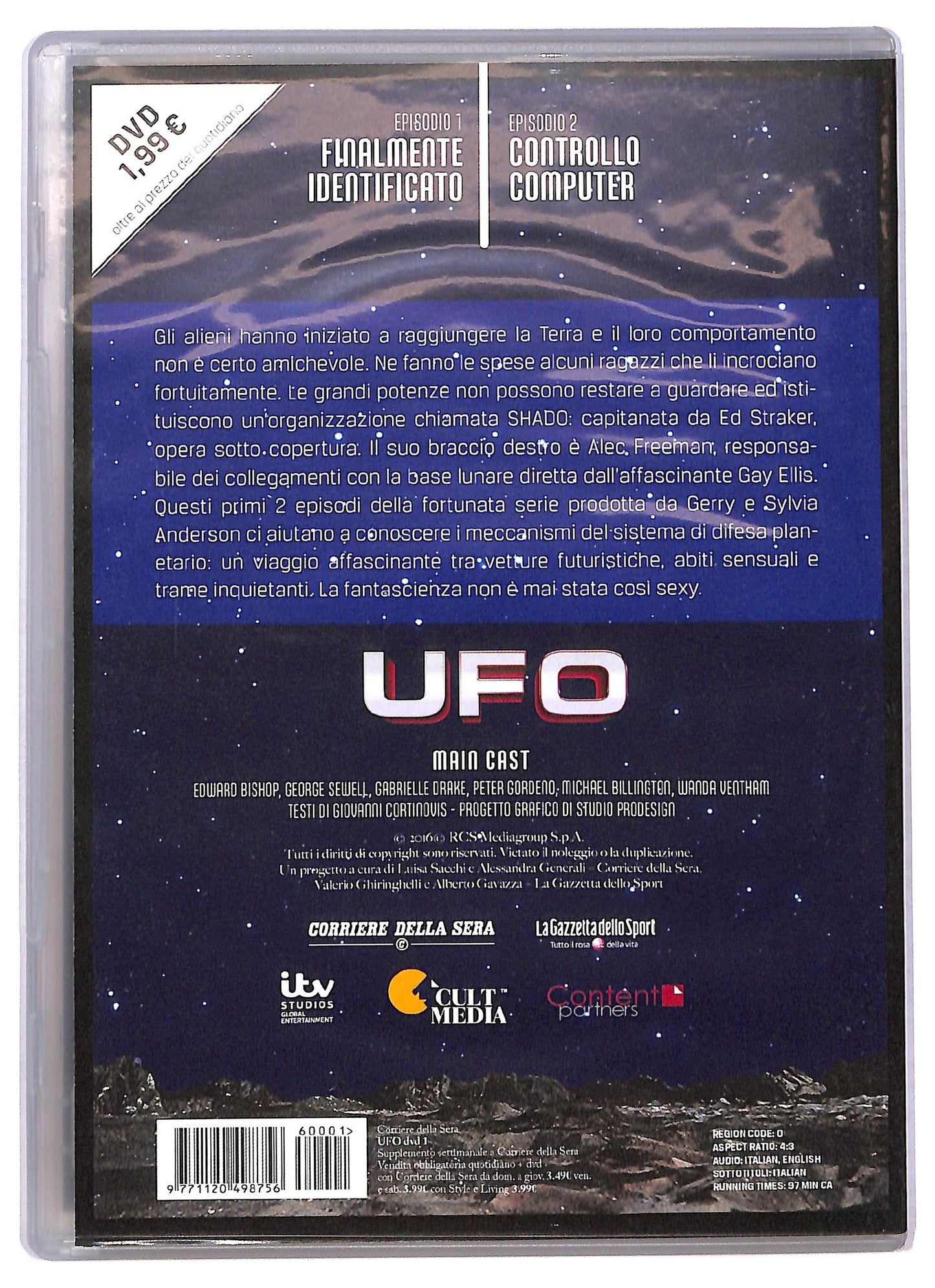 EBOND Ufo slimcase EDITORIALE  DVD D776605