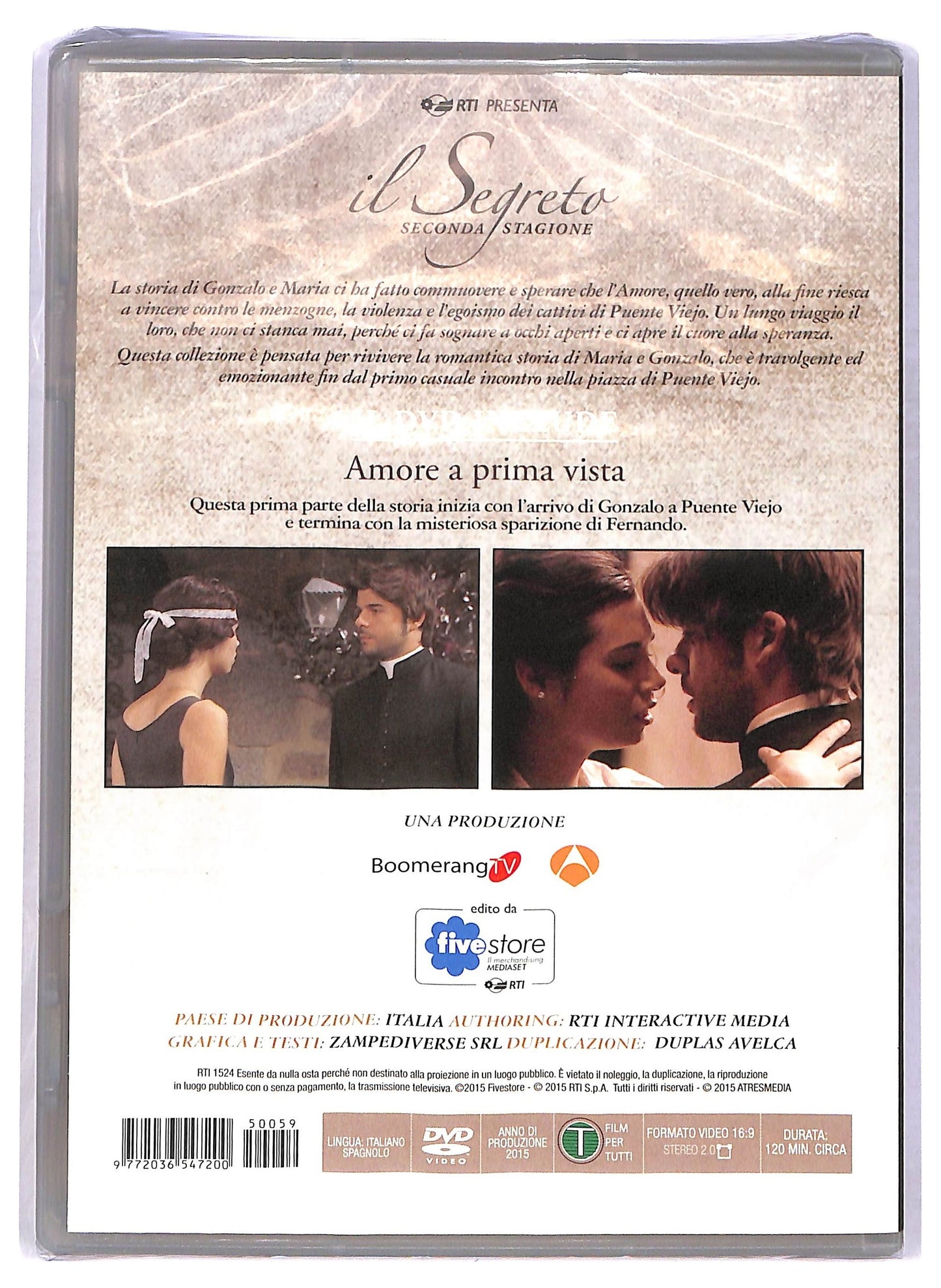 EBOND IL Segreto Seconda Stagione Amore a prima Vista 1° DVD EDITORIALE DVD D776609