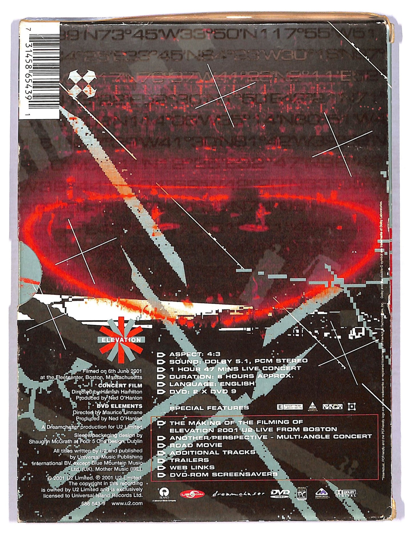 EBOND U2 – Elevation 2001 / U2 Live From Boston DVD D776758