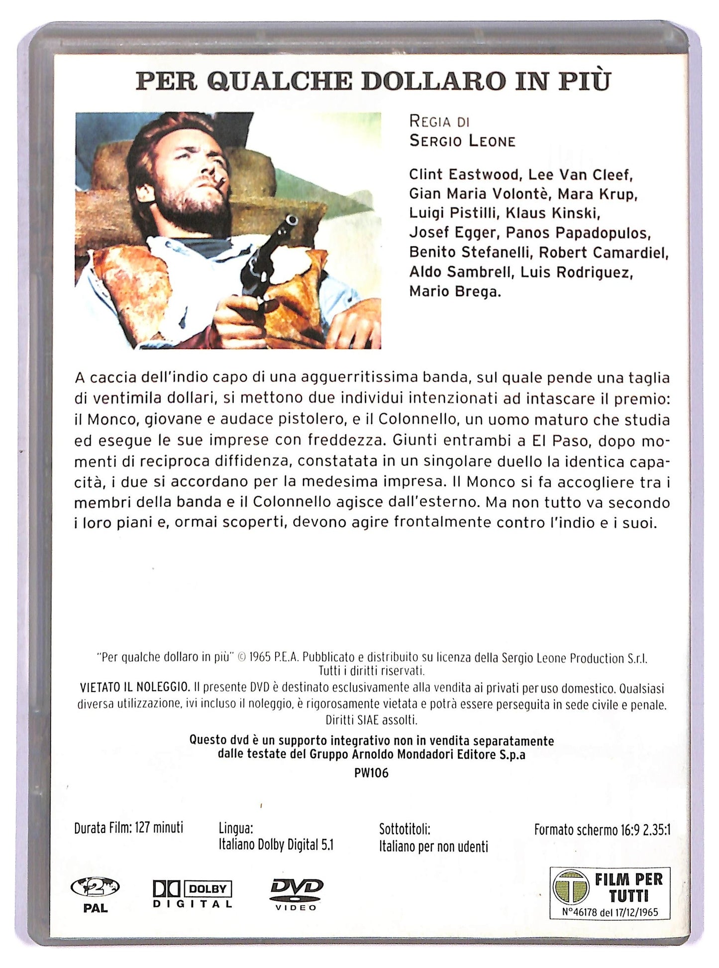EBOND Per Qualche Dollaro In Piu EDITORIALE DVD D777002