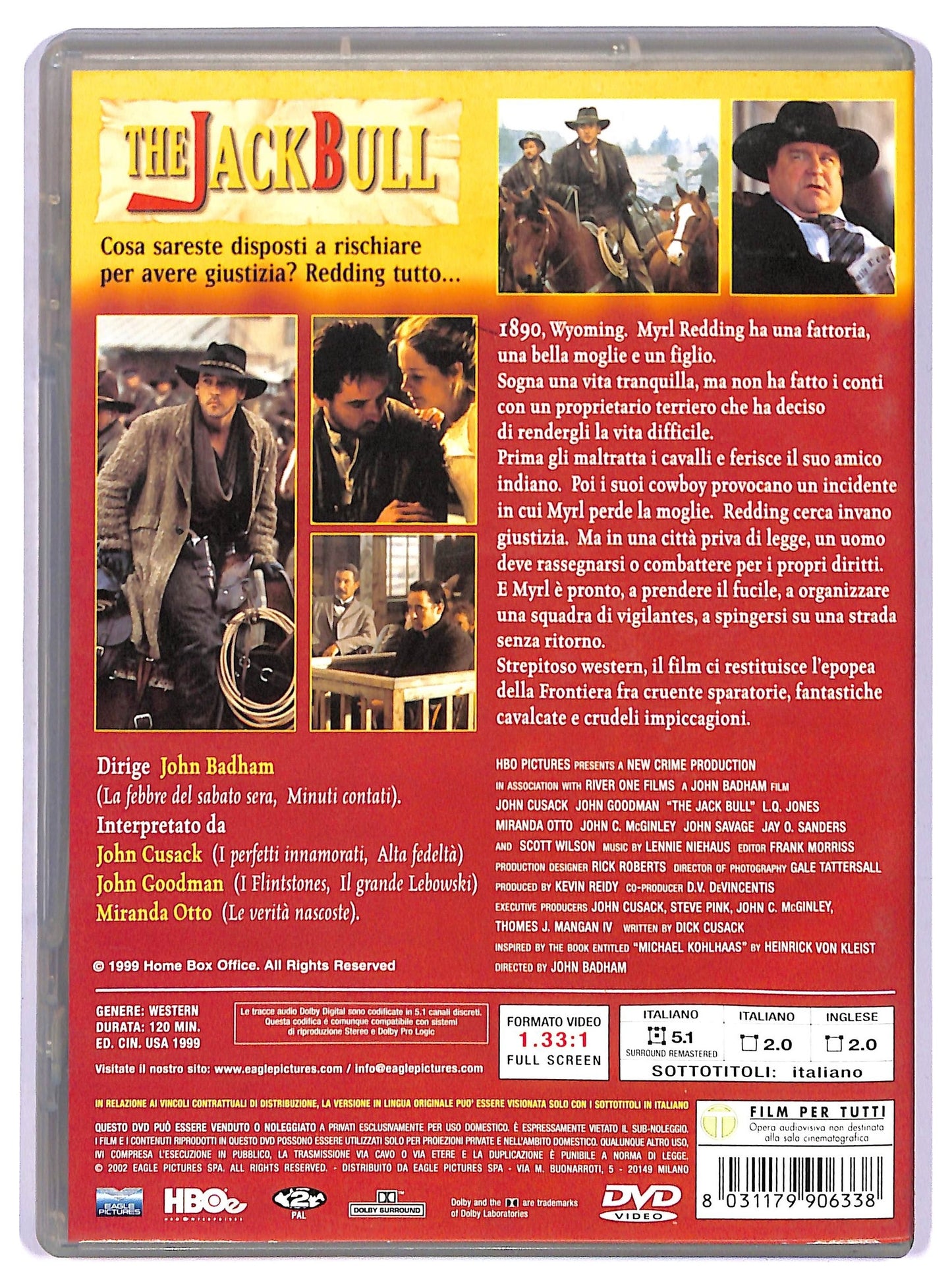 EBOND The Jack Bull EDITORIALE  DVD D777029