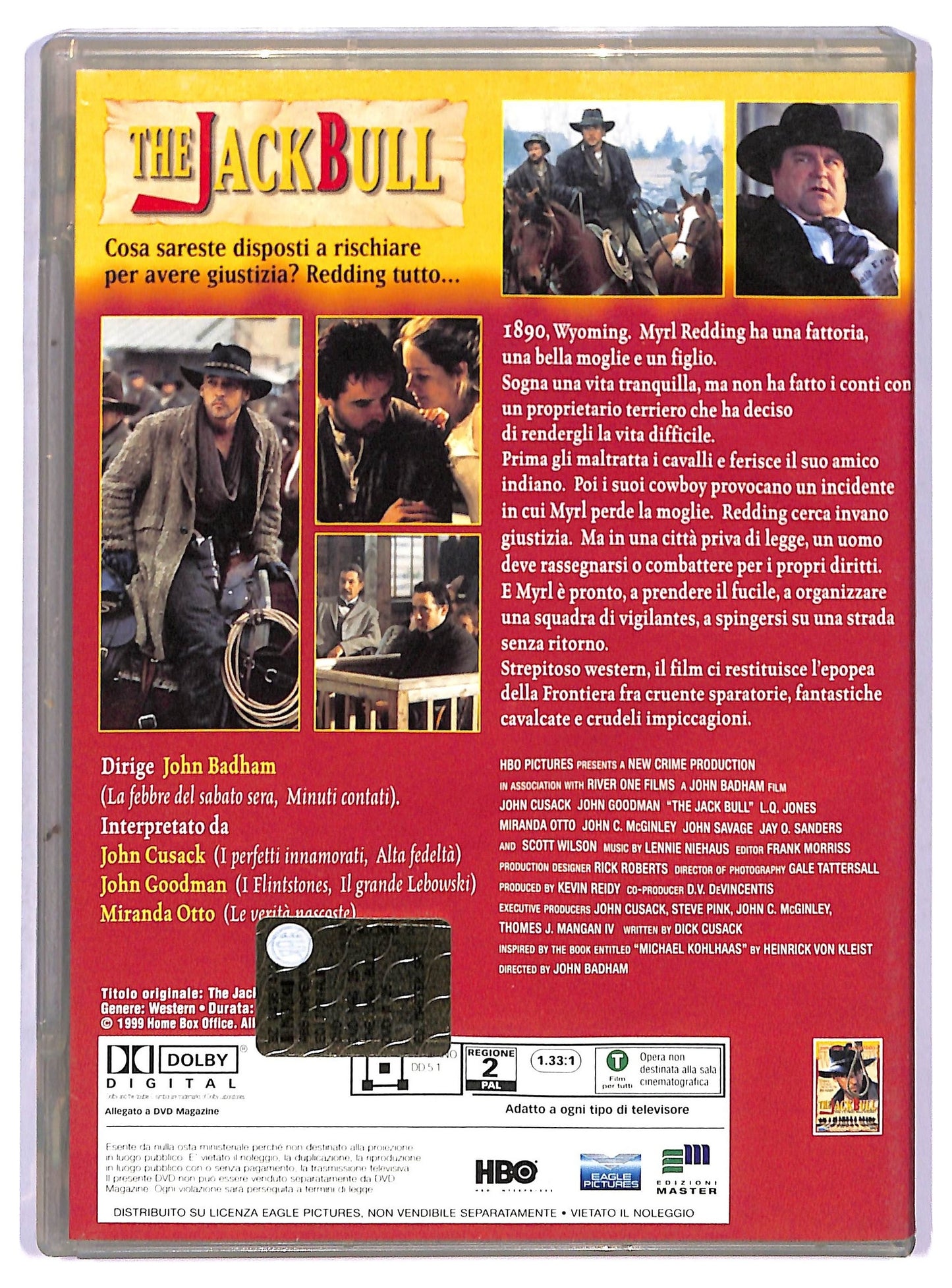 EBOND The Jack Bull DVD  Editoriale D777046