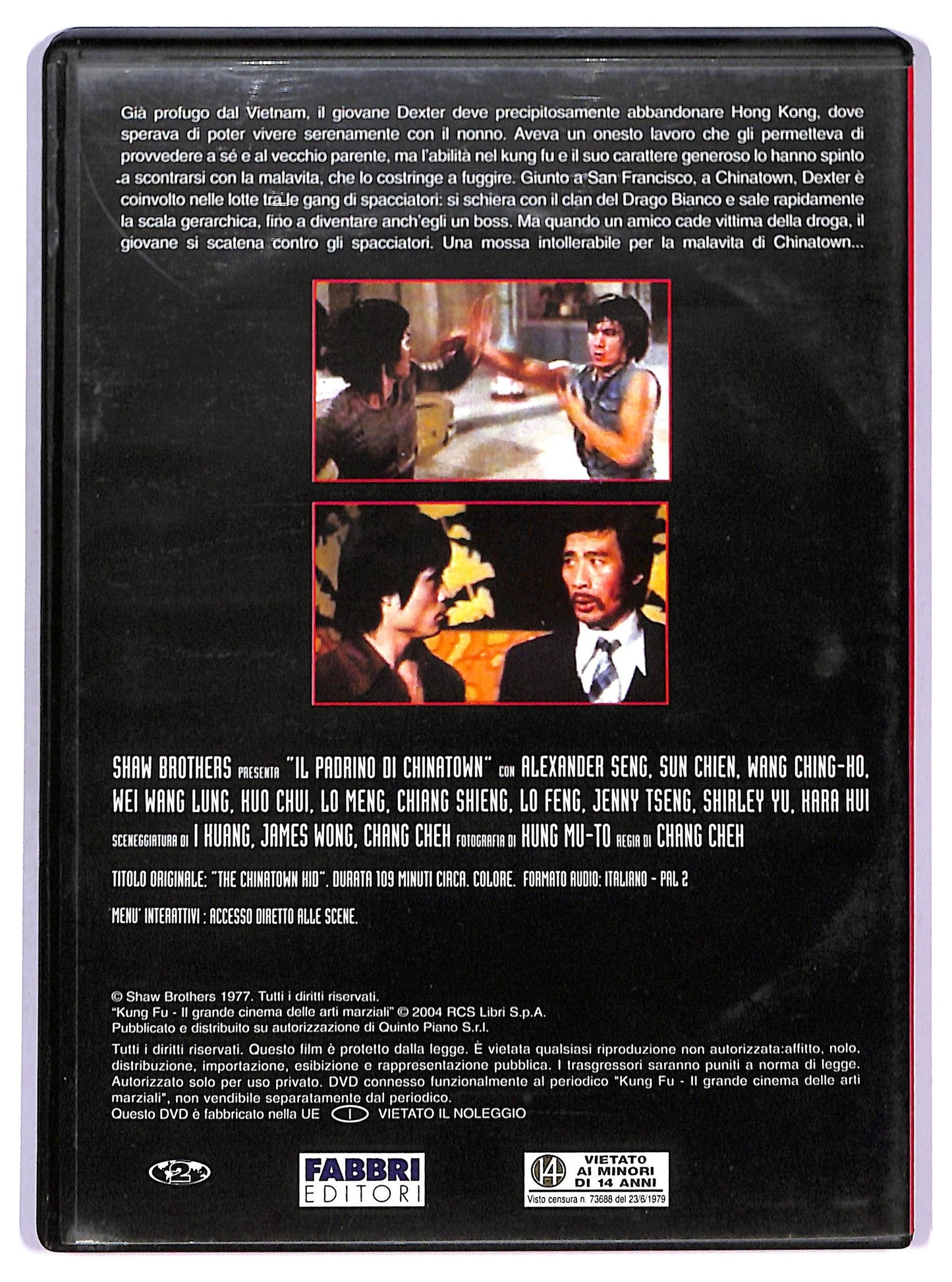 EBOND Il padrino di Chinatown - Kung Fu Il grande cinema EDITORIALE DVD D777101