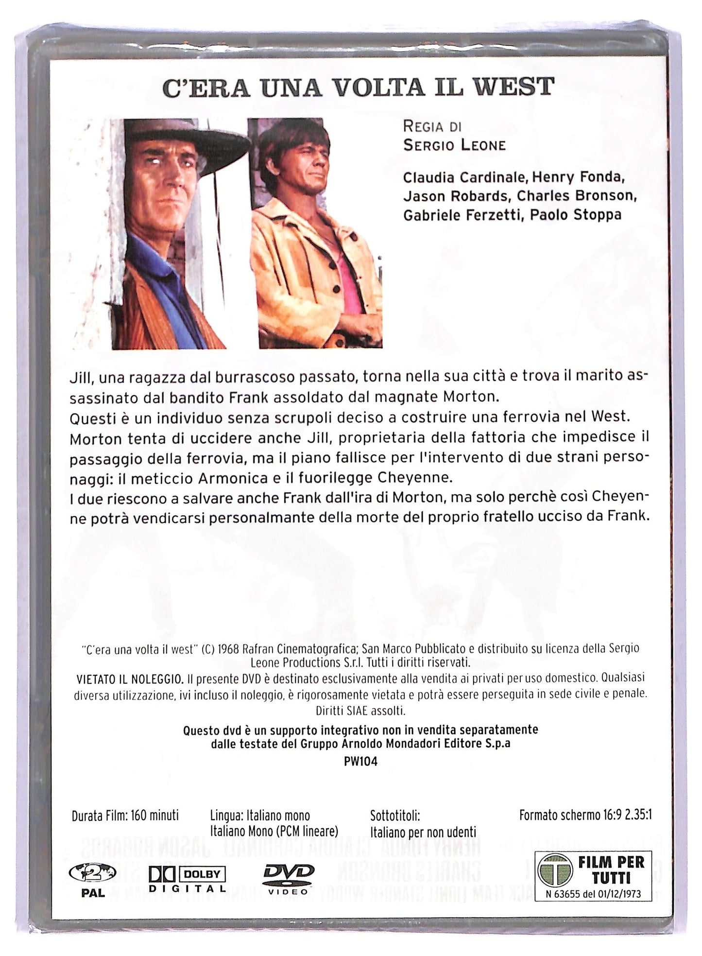 EBOND C'era Una Volta IL West Slipcase EDITORIALE DVD D777110