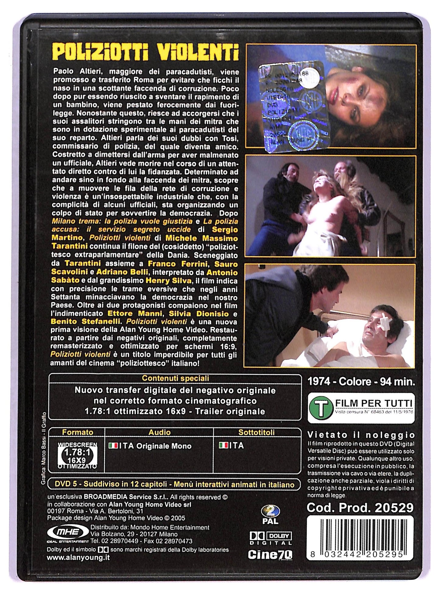 EBOND Poliziotti violenti   DVD D777146