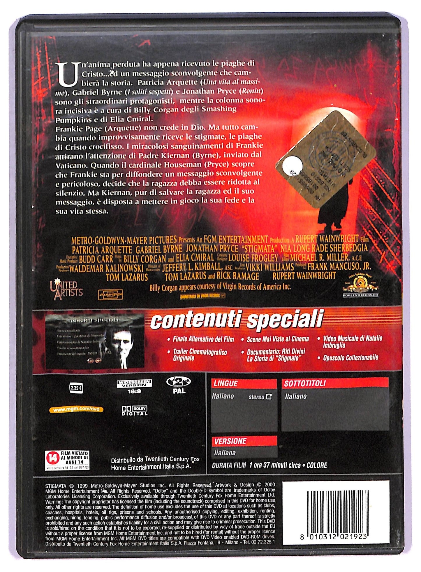EBOND Stigmate  DVD D777163