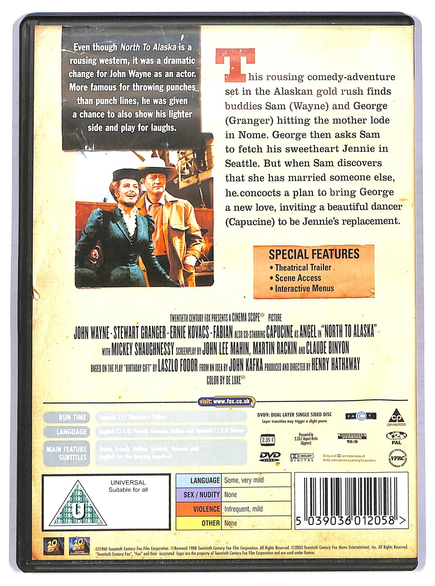 EBOND North to Alaska ( Uk Version) DVD D777210
