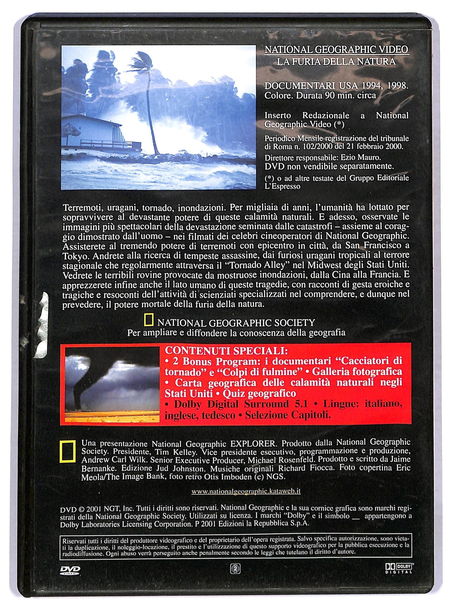 EBOND National Gepgraphic La furia della natura  DVD EDITORIALE D777212
