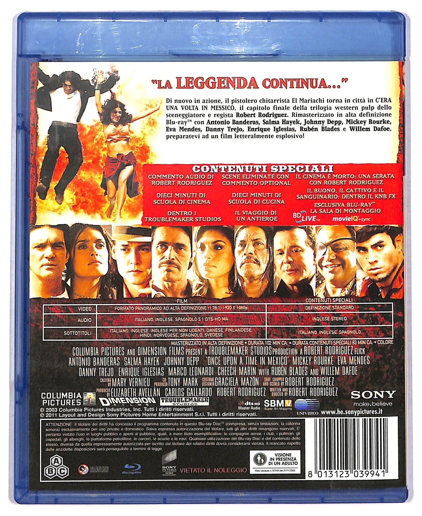 EBOND C'era Una Volta In Messico BLURAY  BLURAY D777315