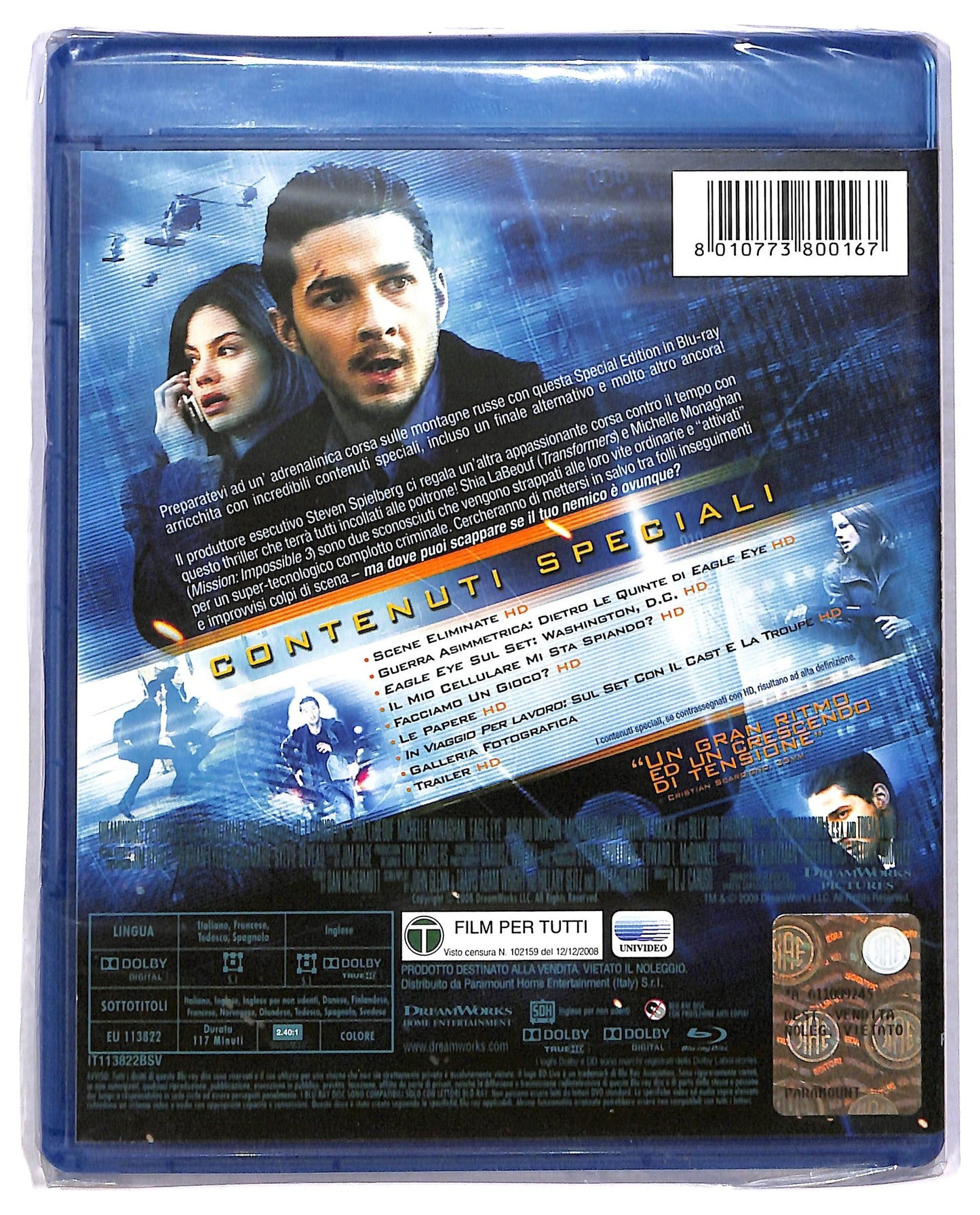 EBOND Eagle Eye  BLURAY D777324