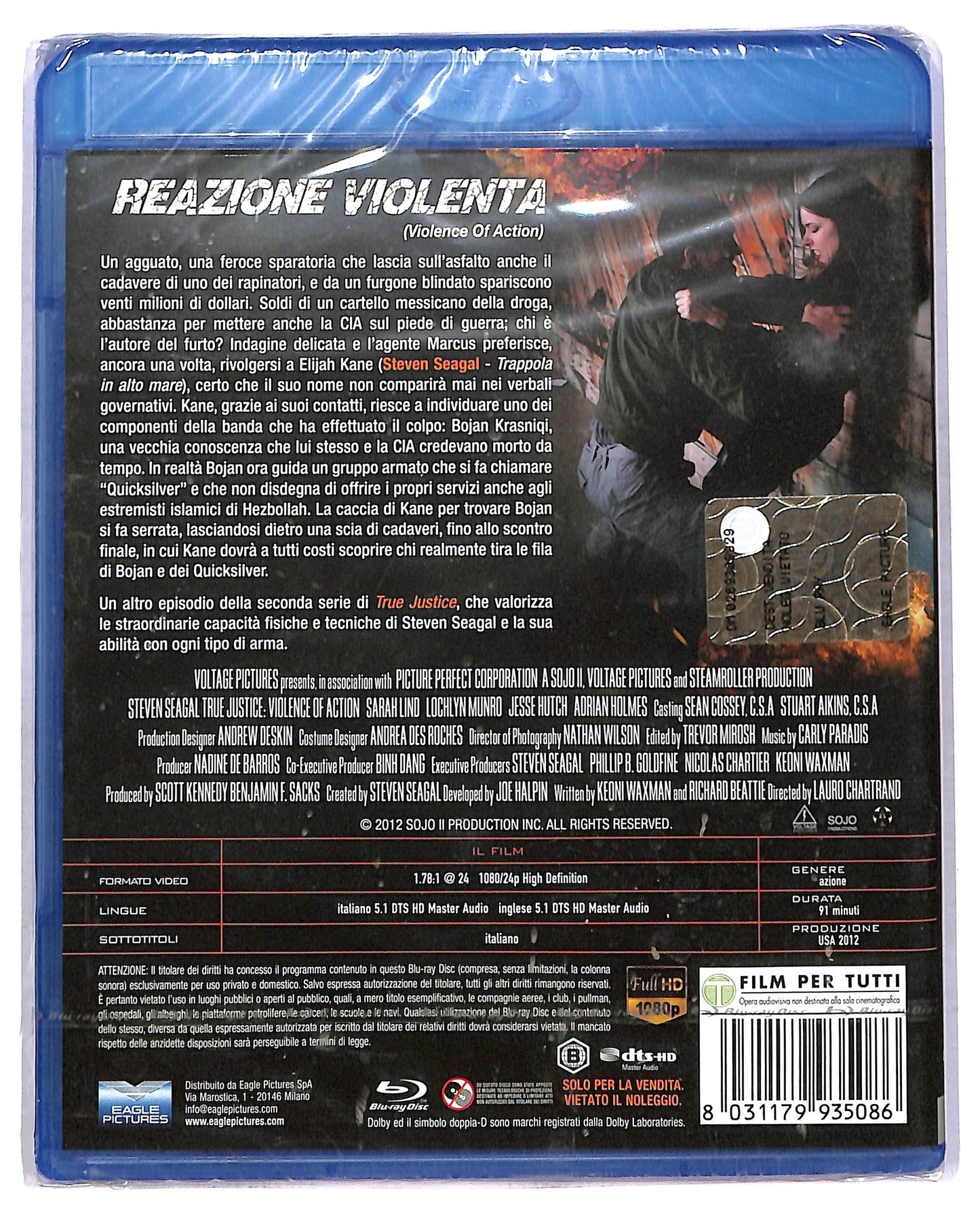 EBOND Reazione violenta  BLURAY D777349