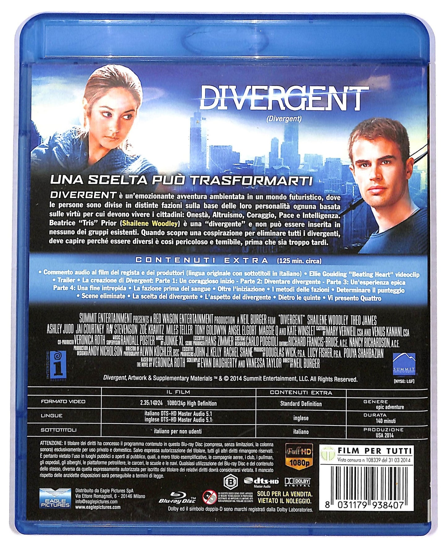 EBOND Divergent (Special Edition)   BLURAY D777431