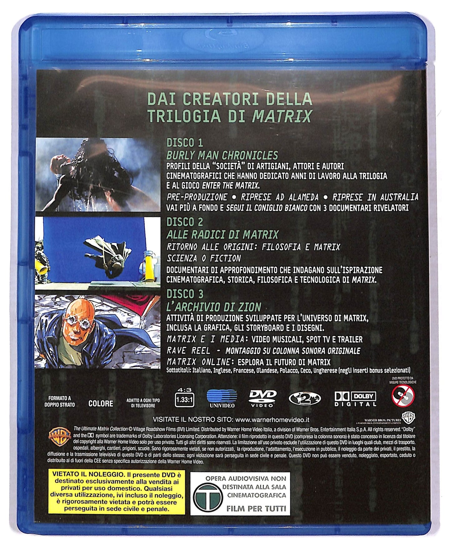 EBOND Matrix experience - 3 dischi EDITORIALE BLURAY  BLURAY BLURAY D777471