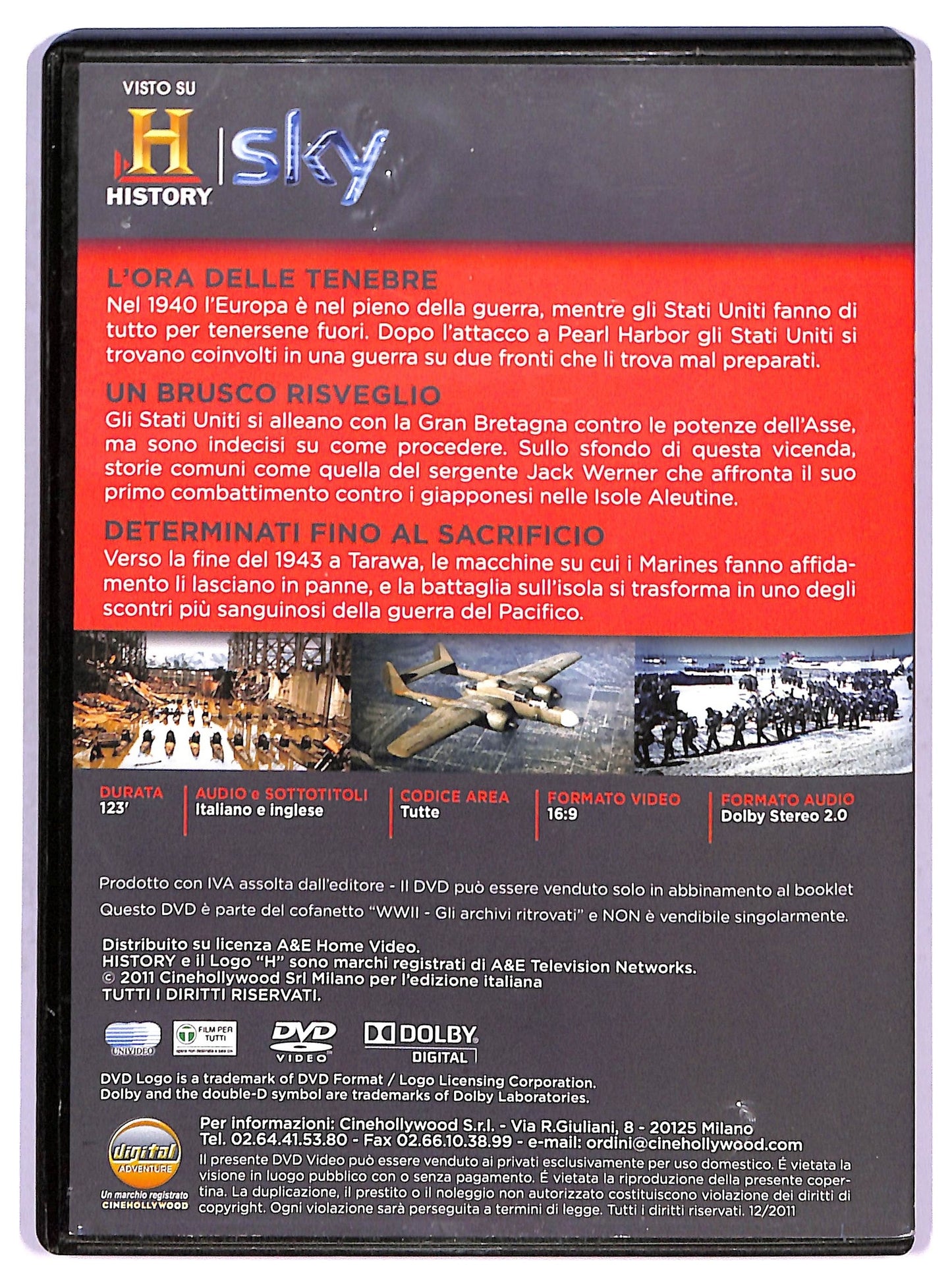 EBOND Wwii gli archivi ritrovati della 2° guerra - l'ora delle tenebre DVD EDITORIALE D777551