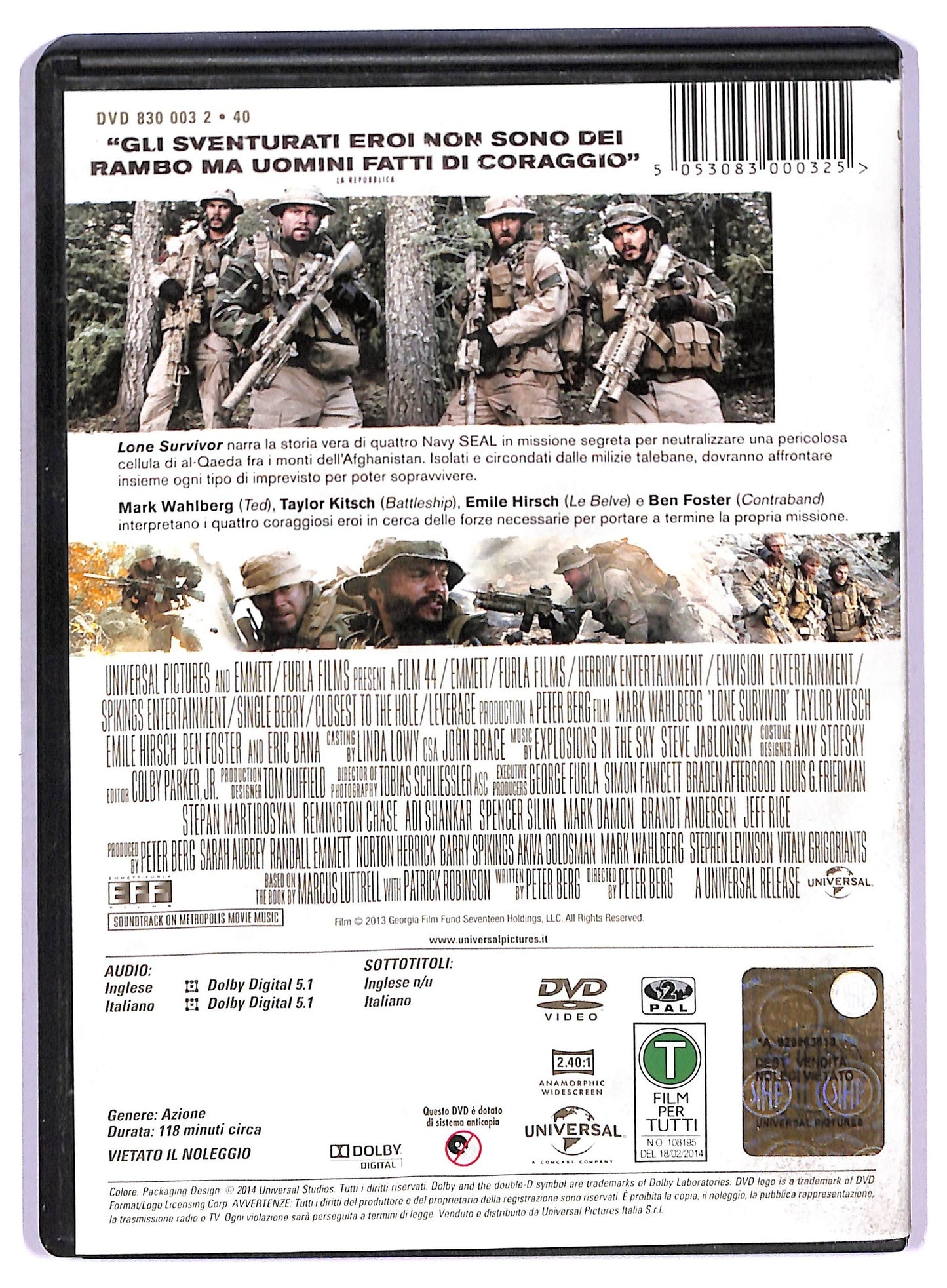 EBOND lone survivor DVD D777629