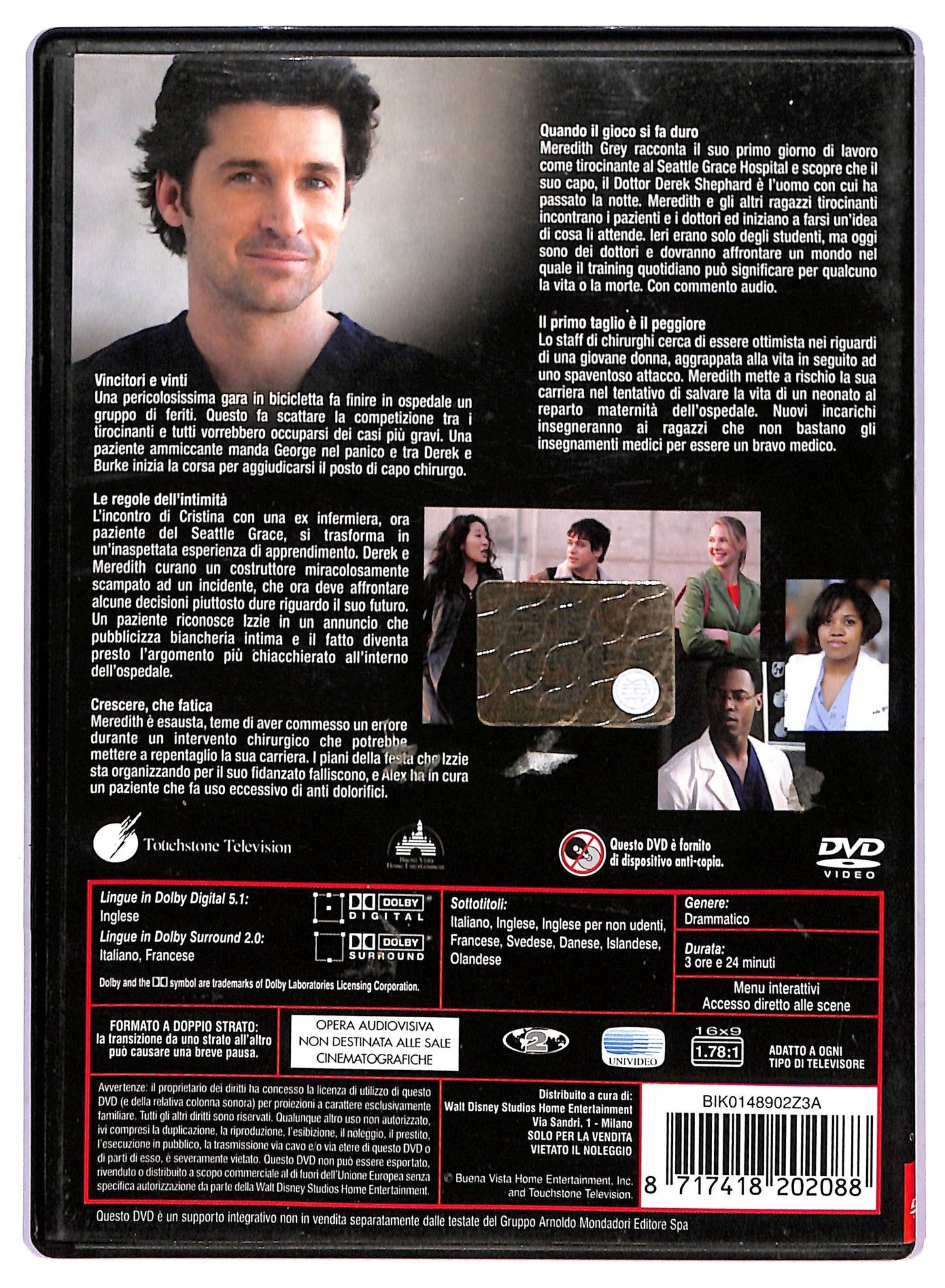 EBOND Grey's Anatomy - Stagione 01 DVD D777703
