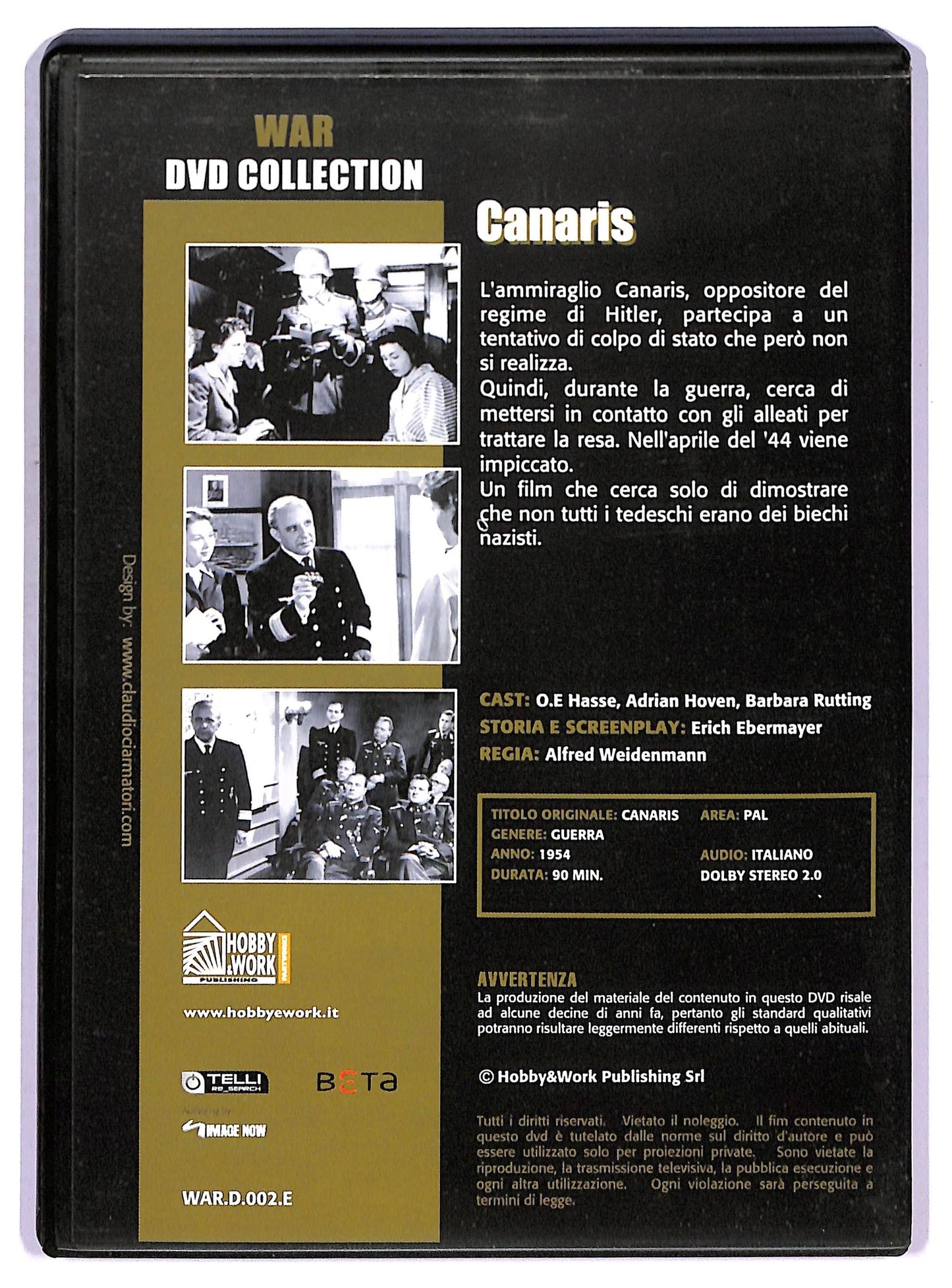 EBOND Canaris  EDITORIALE DVD D777751