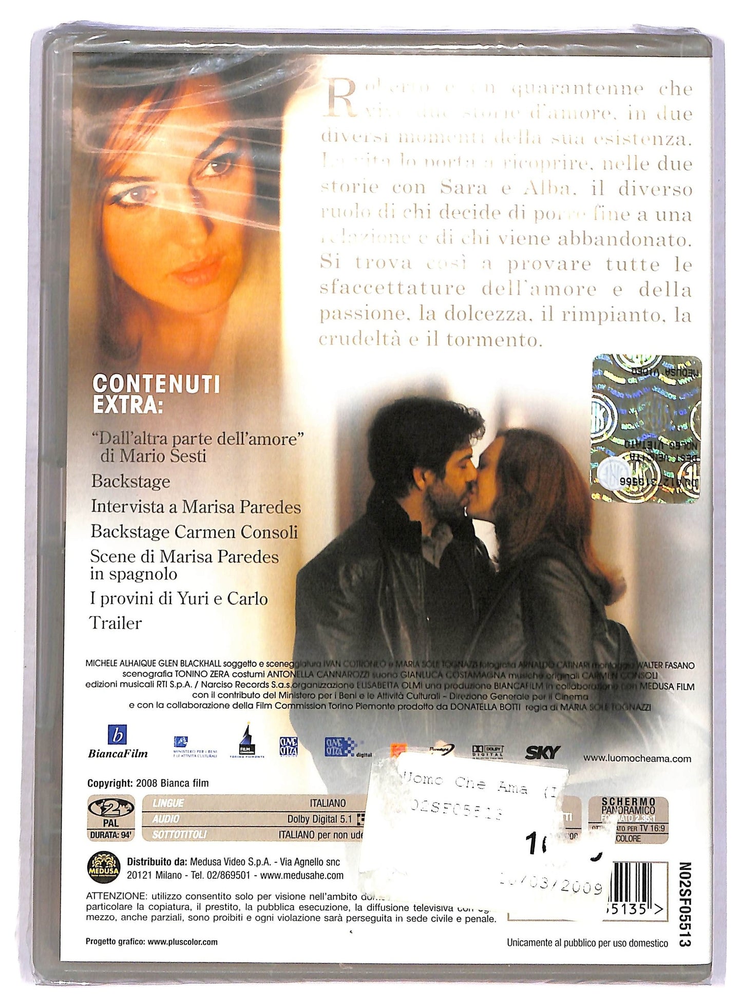 EBOND L'uomo Che Ama DVD D777928