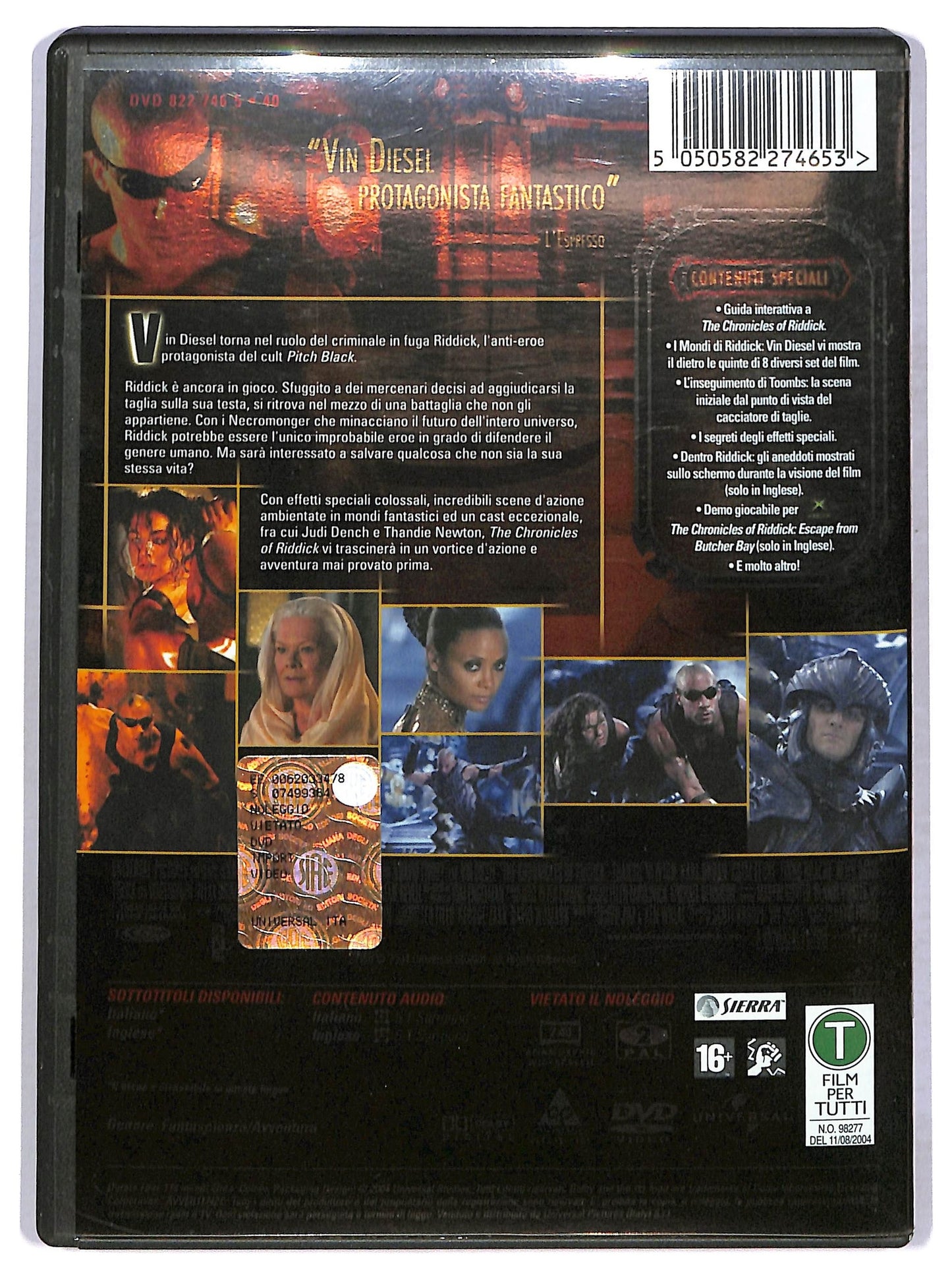EBOND riddick DVD D778009