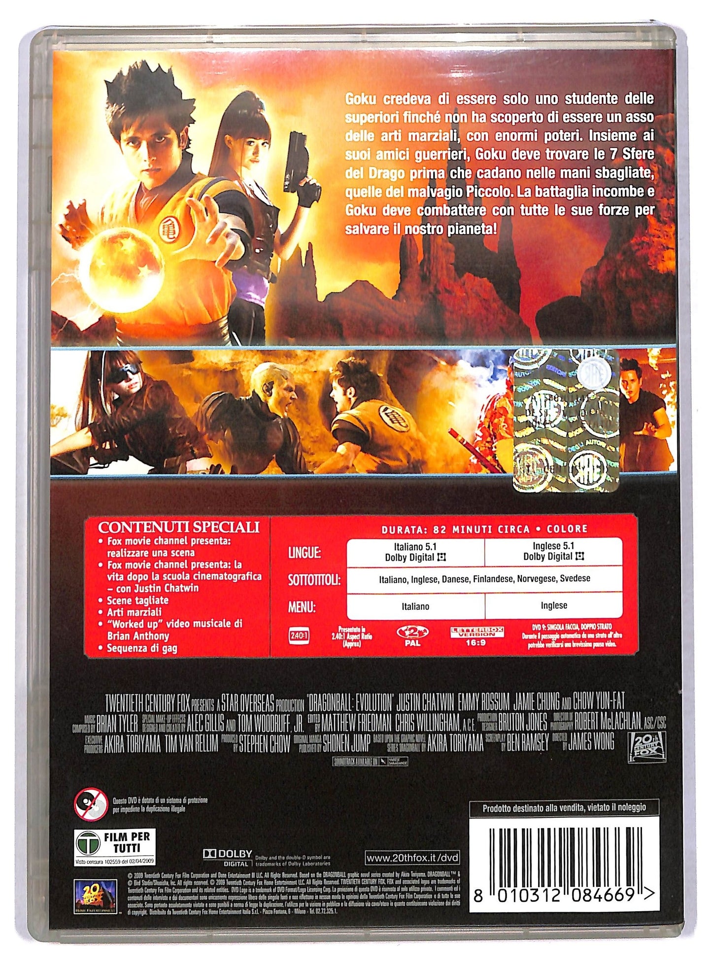 EBOND Dragonball Evolution DVD D778013