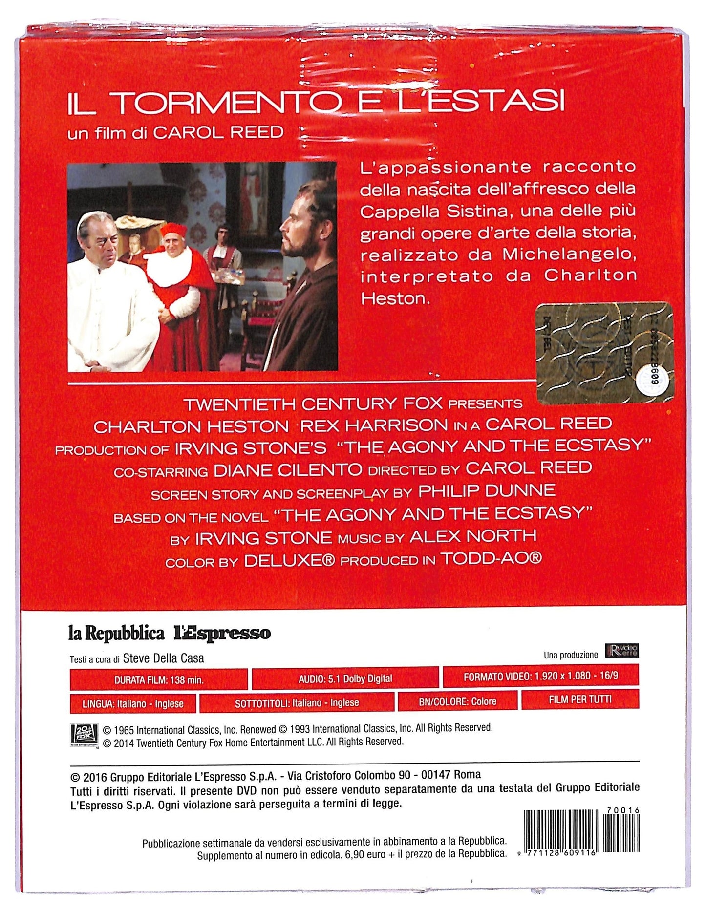 EBOND il tormento e l’estasi-editoriale DVD D778245