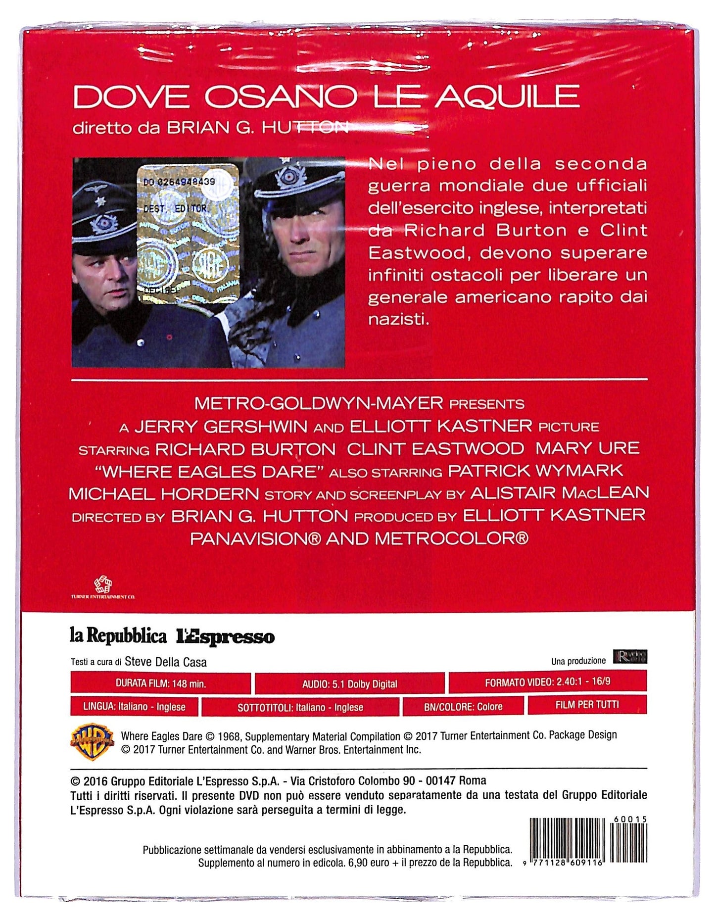 EBOND Dove Osano Le Aquile EDITORIALE DVD D778246