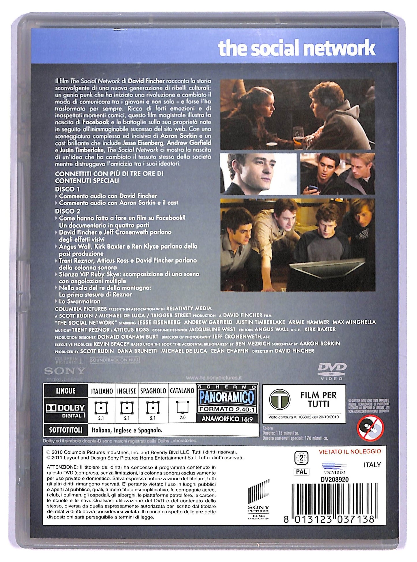 EBOND The social network  DVD D778258