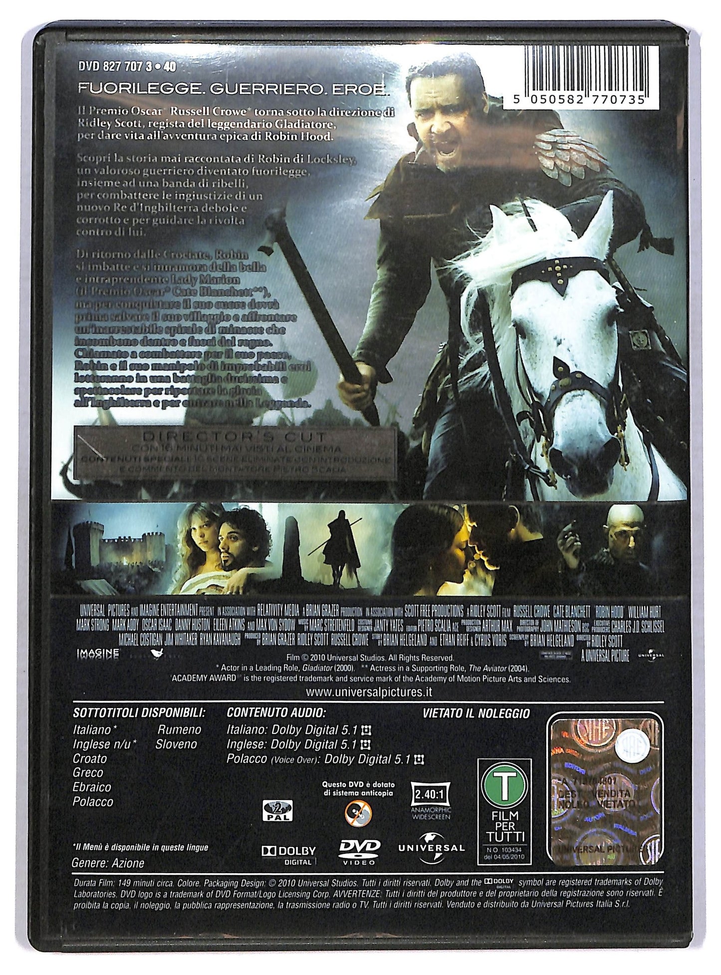 EBOND robin hood - director's cut DVD D778310