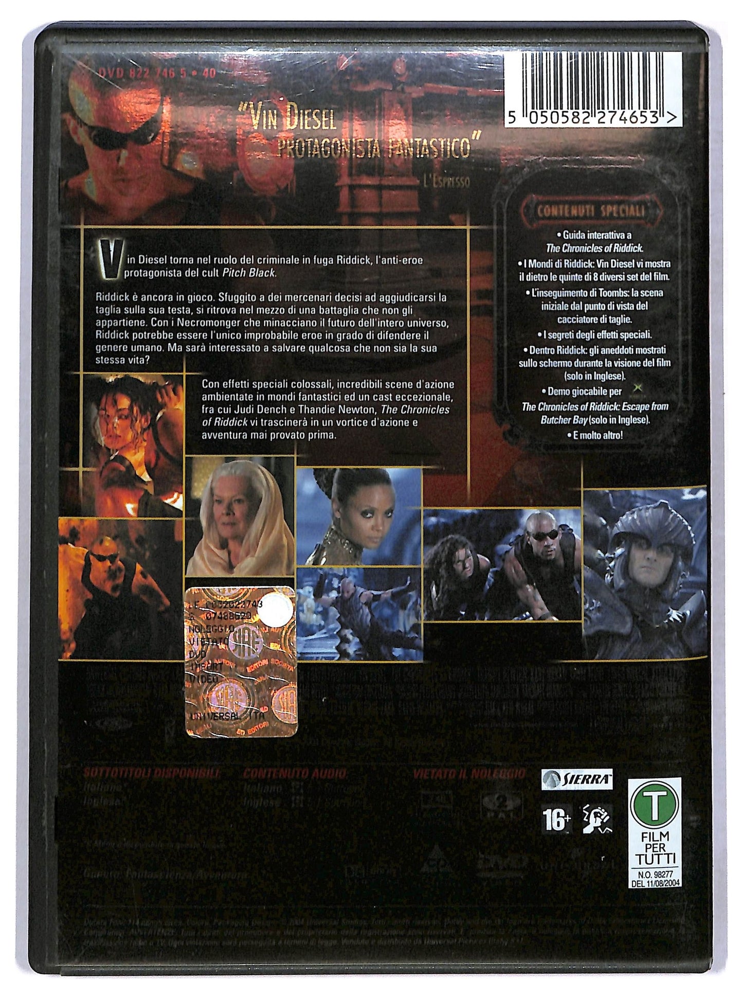 EBOND riddick DVD D778326