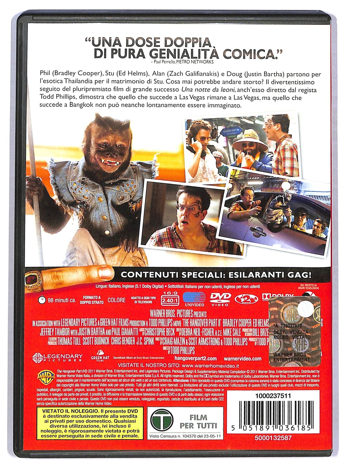 EBOND una notte da leoni 2 DVD D778337