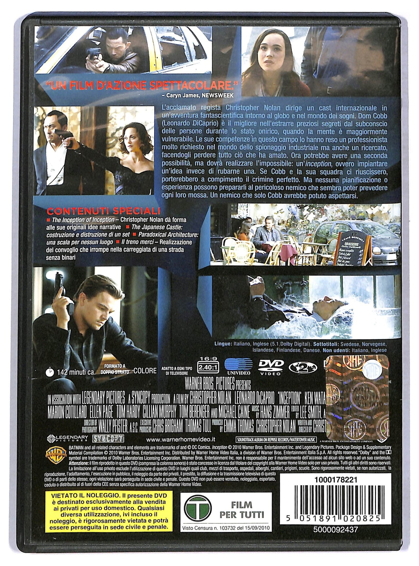 EBOND Inception DVD D778354