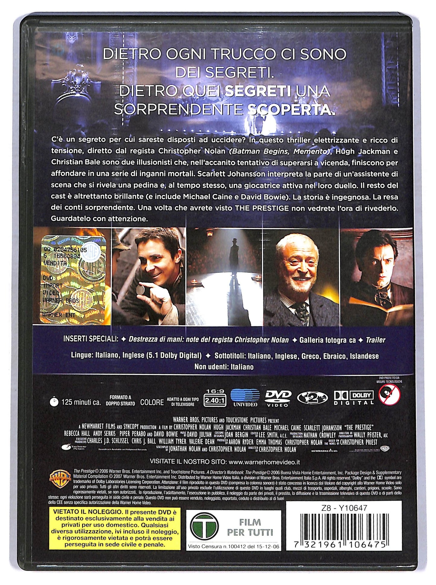 EBOND the prestige DVD D778405