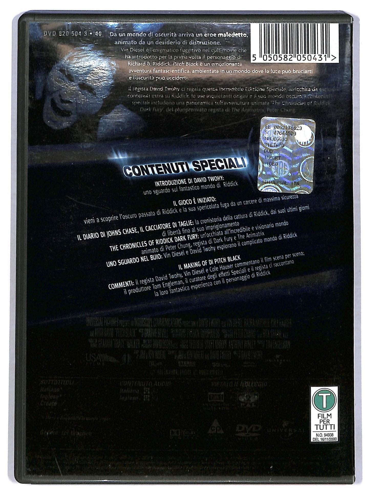 EBOND Pitch Black  DVD D778439