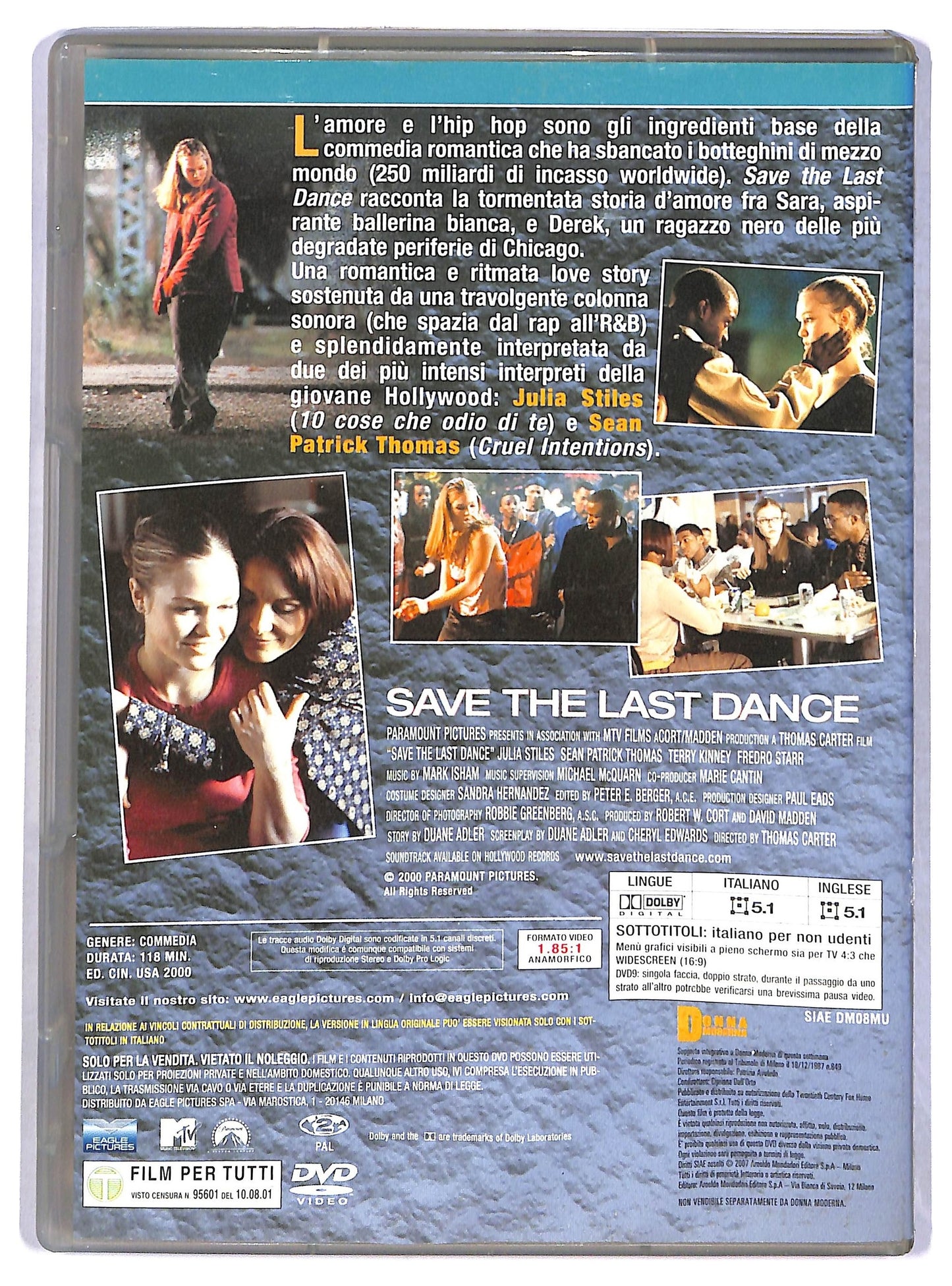 EBOND Save the Last Dance EDITORIALE DVD D778443