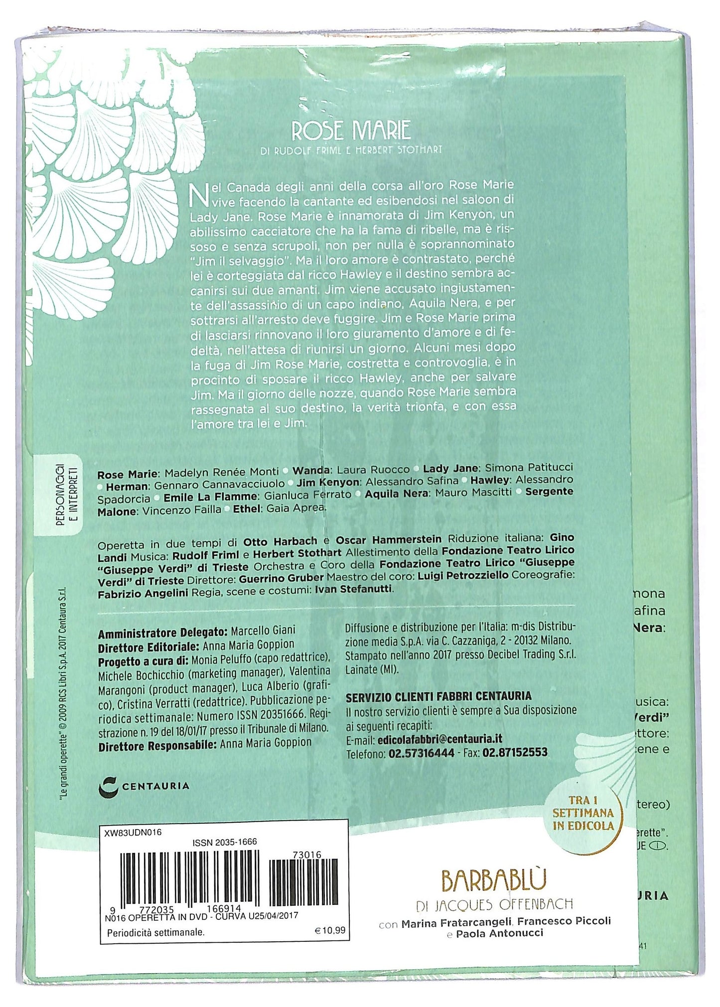 EBOND Le Grandi Operette Rose Marie Di Rudolf Friml EDITORIALE DVD D778457