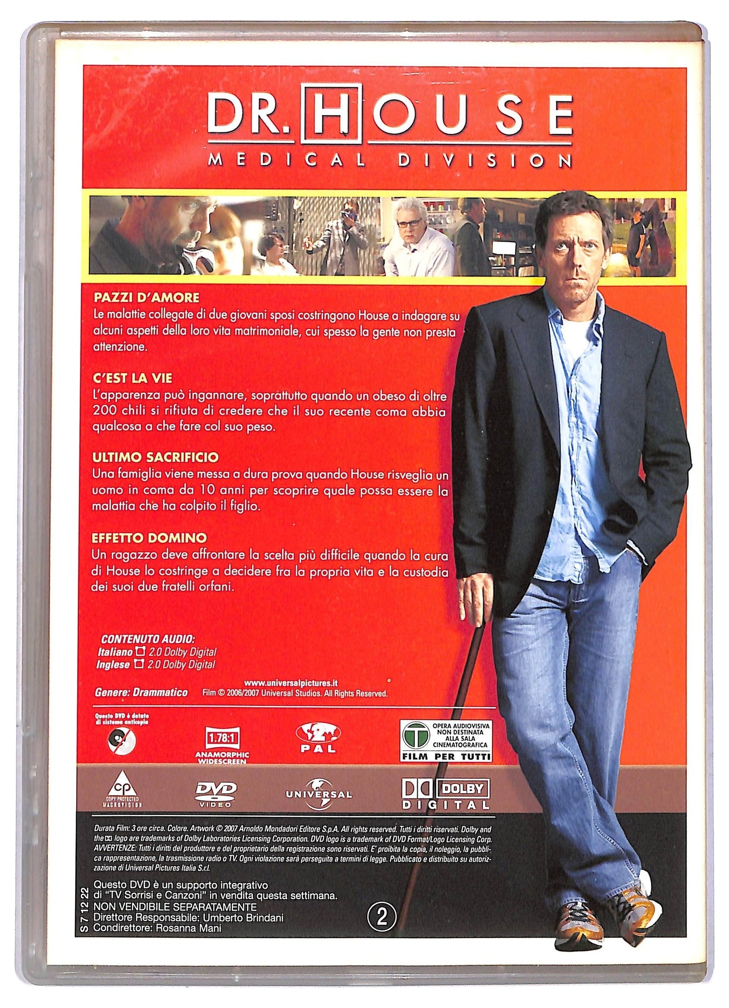 EBOND Dr House Stagione 3 Disco 2  slimcase EDITORIALE  DVD D778459